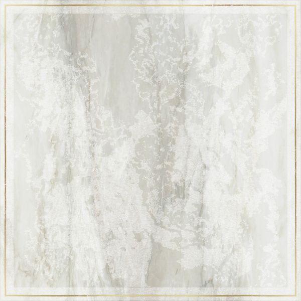 Керамогранит Brennero Ceramiche (Бреннеро Черамике) Venus Decor Solitaire Rosone Pav. Gold Grey лаппатированный ректификат 60x60 см