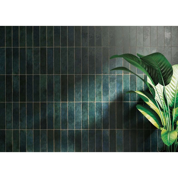 Настенная плитка Cifre Ceramica (Сифре Керамика) Oken Green Brillo 7.5x30 см