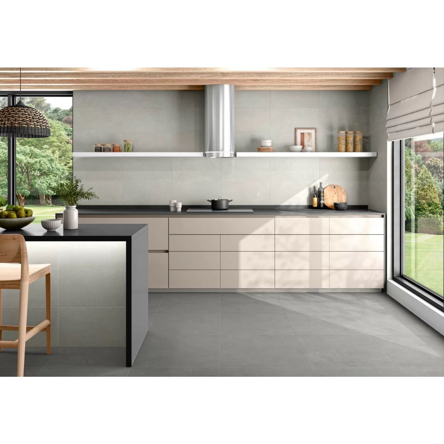 Керамогранит Pamesa Ceramica (Памеса Керамика) At.Basic Ivory Rect. 60х120 см, ректификат (017.250.0164.13566)