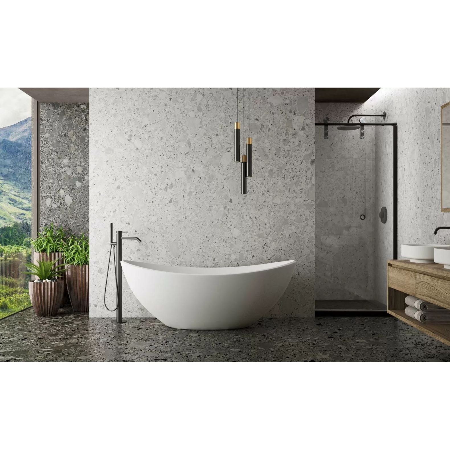 Керамогранит Pamesa Ceramica (Памеса Керамика) Pietra Di Gre Bianco Rect. 60х120 см, ректификат (017.869.0150.13993)