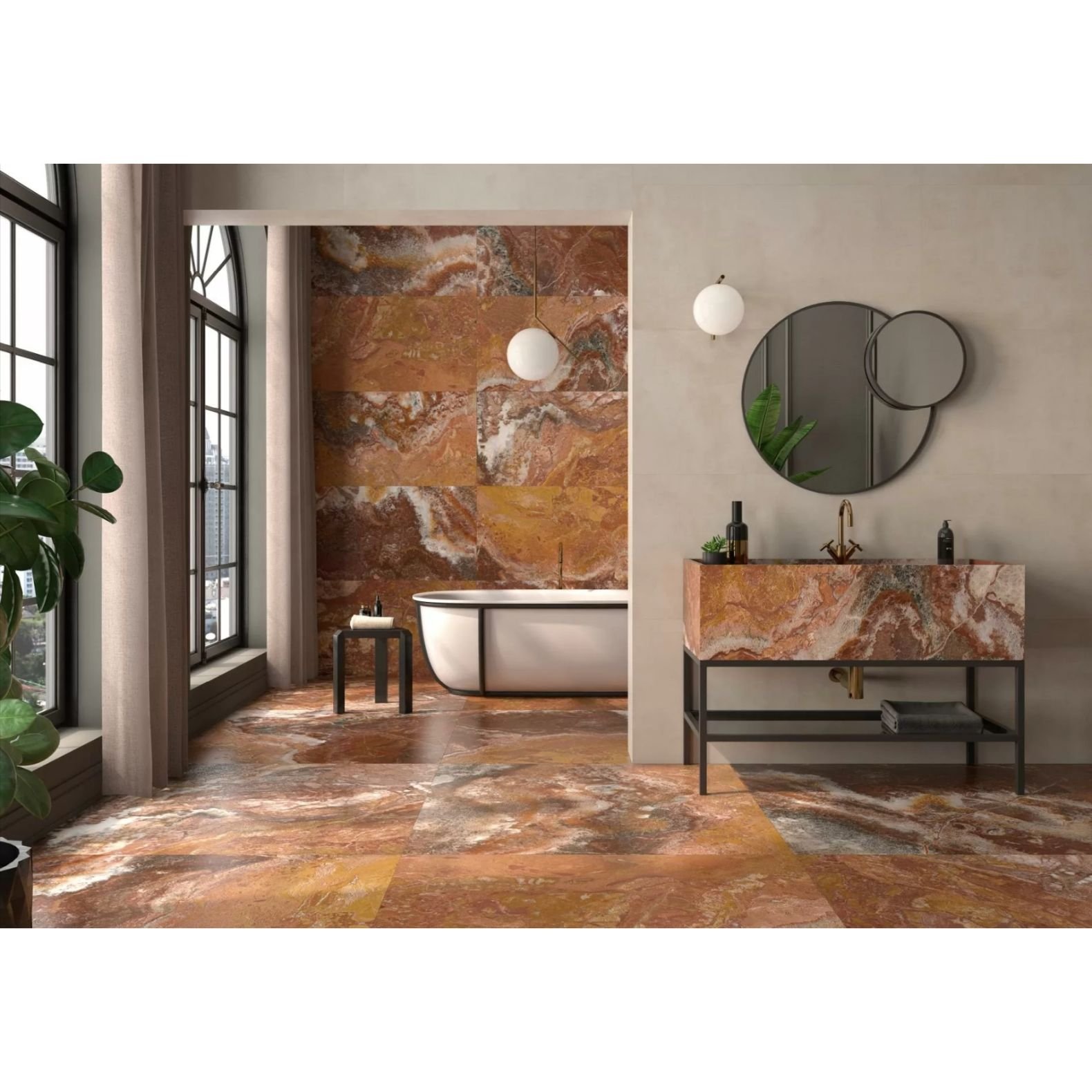Керамогранит Pamesa Ceramica (Памеса Керамика) Magma Hot (Polimat/Antic) Rect. 60х120 см, ректификат (033.869.0766.01571)