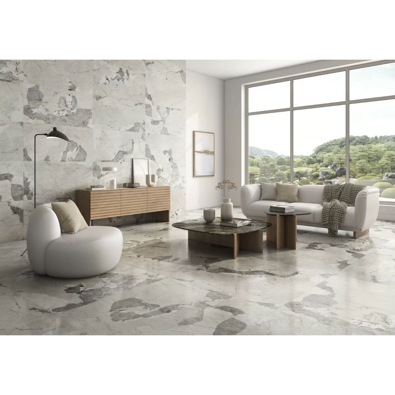 Керамогранит Pamesa Ceramica Patagonia White (Antic) Rect. 60х120 см (033.869.0108.13997)