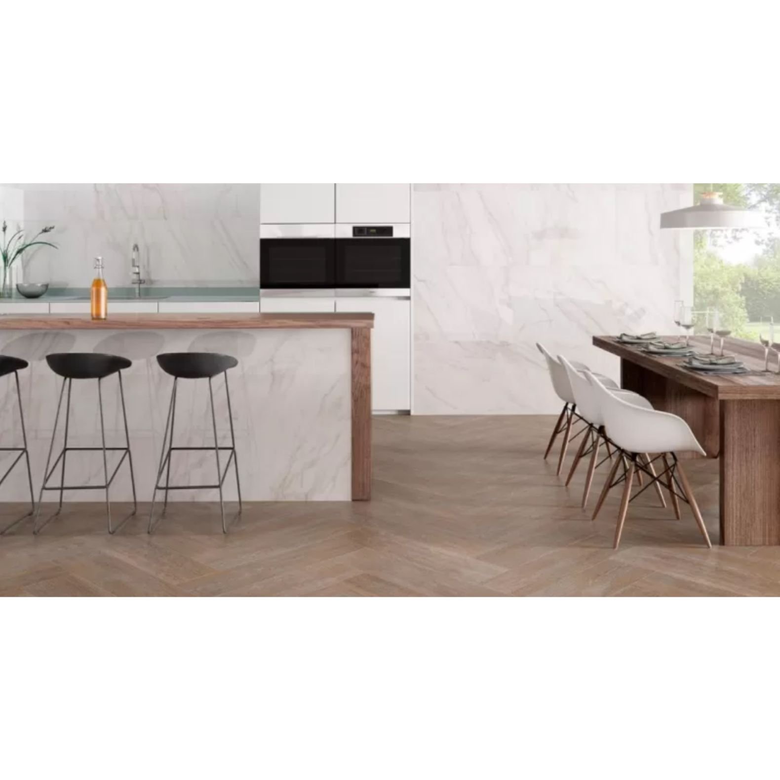 Керамогранит Pamesa Ceramica (Памеса Керамика) Tresana Blanco Leviglass Rect. 60х120 см, ректификат (004.869.0012.00162)