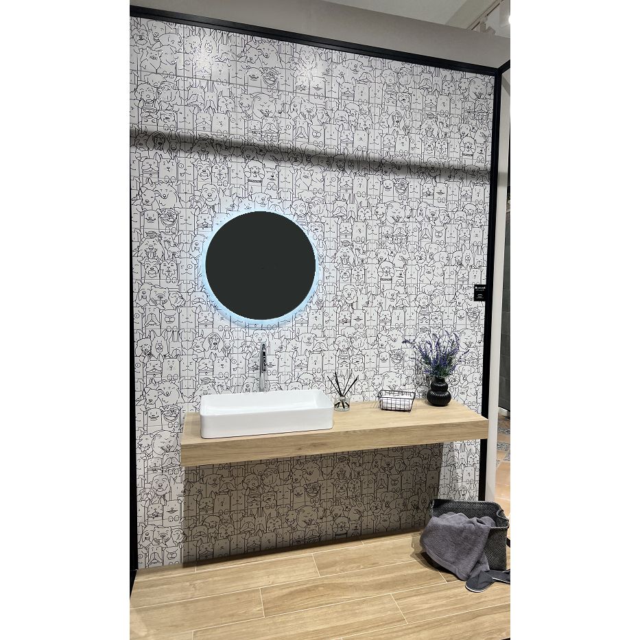 Керамогранит Codicer Oh My Dog White 25x25 см