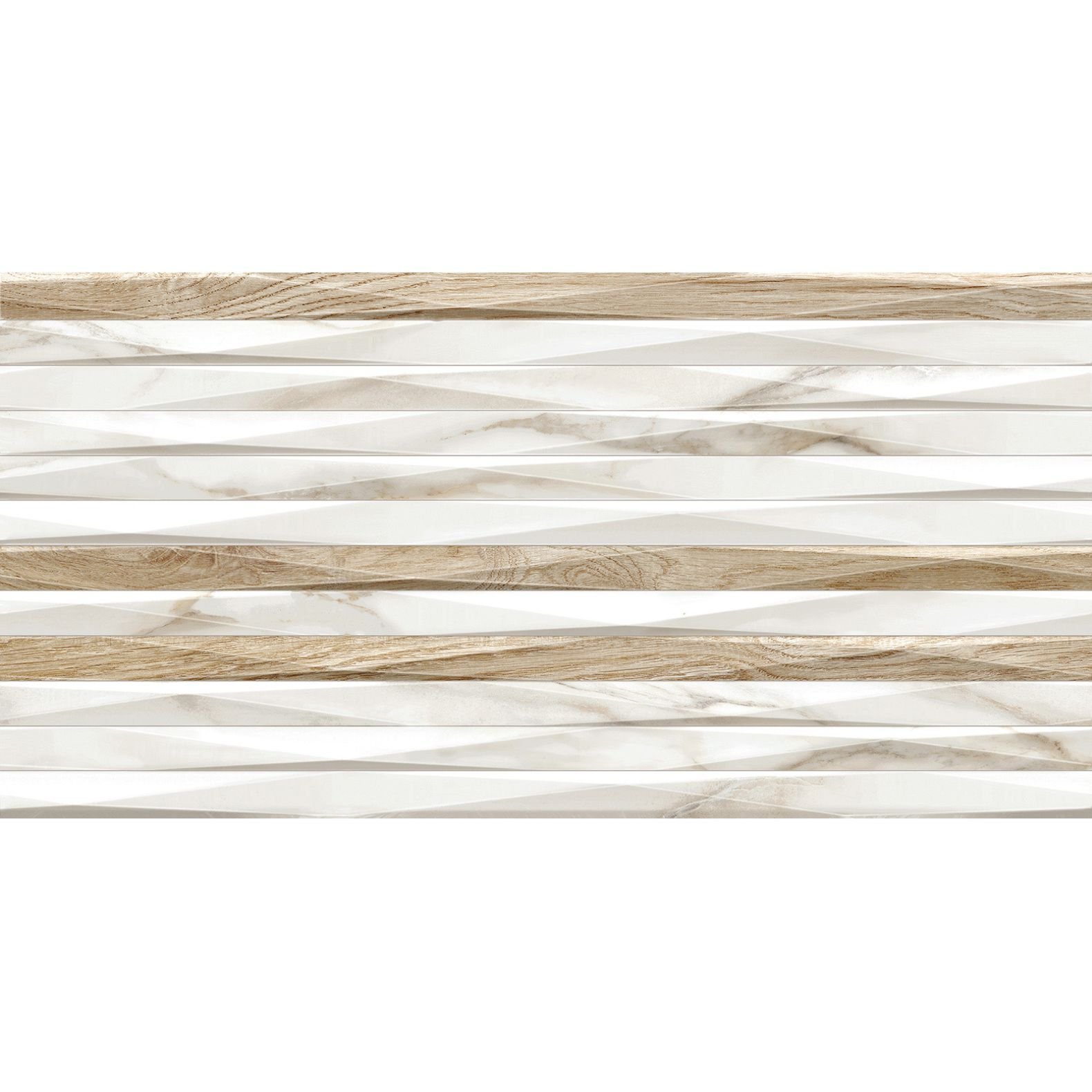 Плитка облицовочная Alma Ceramica (Альма Керамика) Euphoria рельефная 24,9х50 см TWU2550EPH14