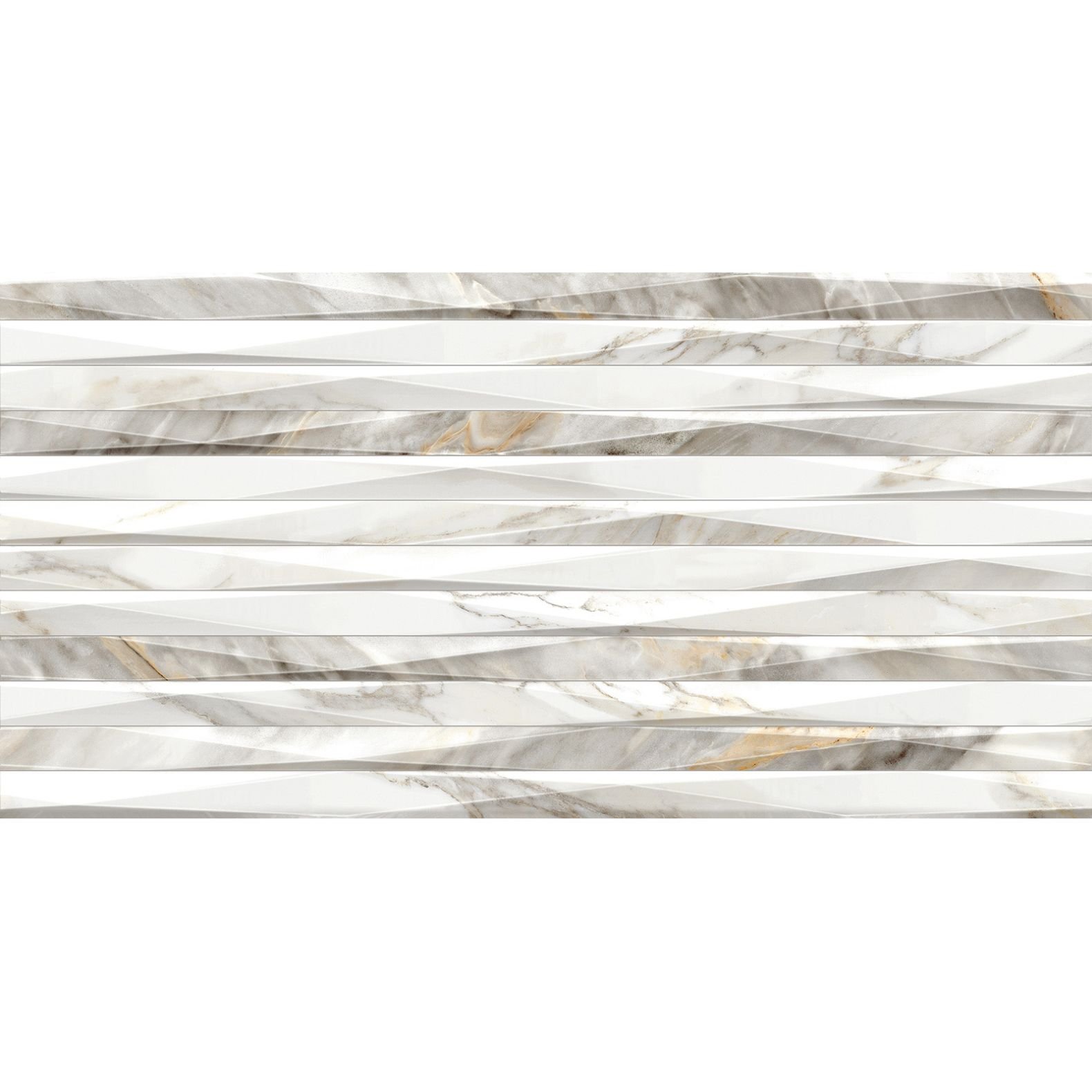 Плитка облицовочная Alma Ceramica (Альма Керамика) Euphoria рельефная 24,9х50 см TWU2550EPH24