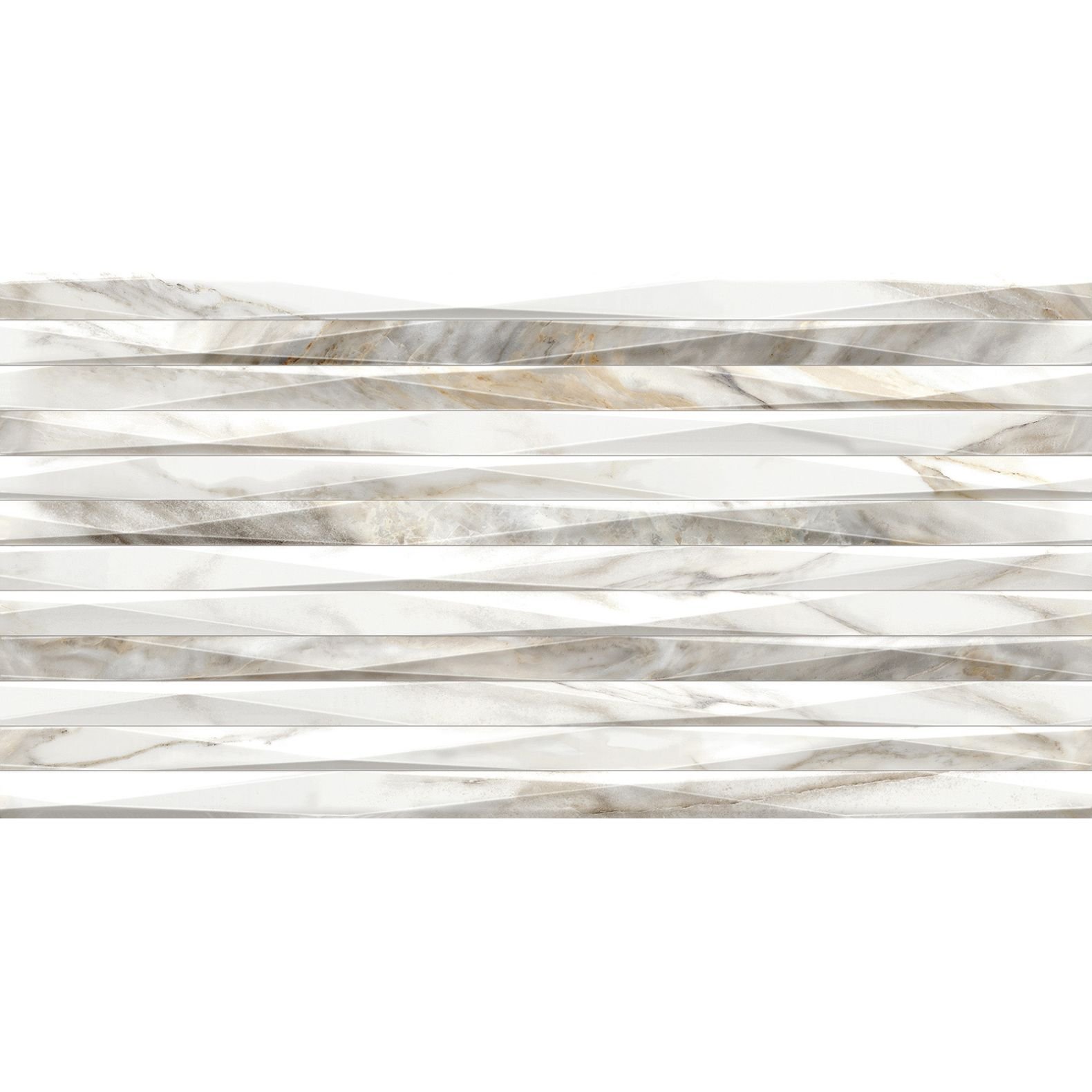 Плитка облицовочная Alma Ceramica (Альма Керамика) Euphoria рельефная 24,9х50 см TWU2550EPH24