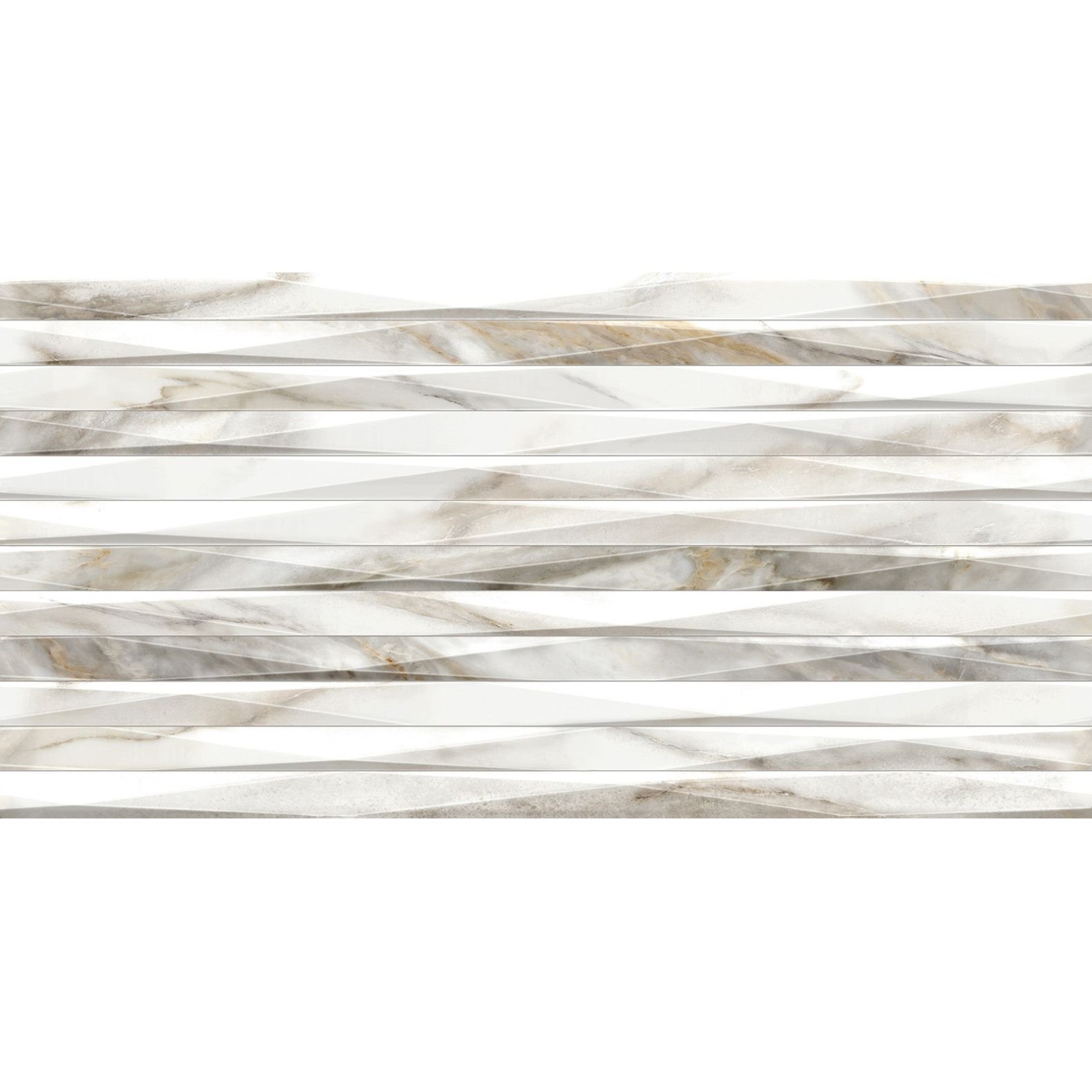 Плитка облицовочная Alma Ceramica (Альма Керамика) Euphoria рельефная 24,9х50 см TWU2550EPH24