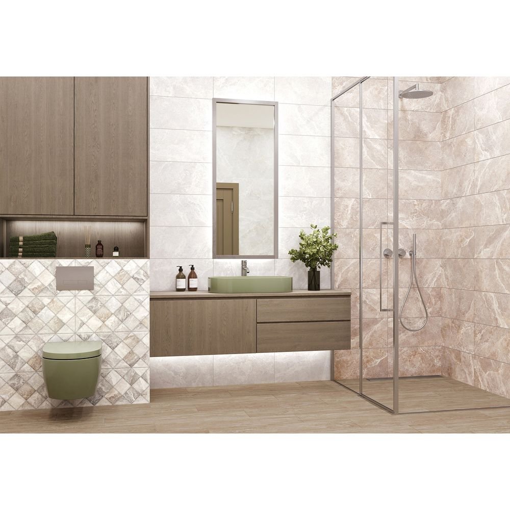 Плитка облицовочная Alma Ceramica (Альма Керамика) Persey рельефная 24,9х50 см TWU2550PRS14