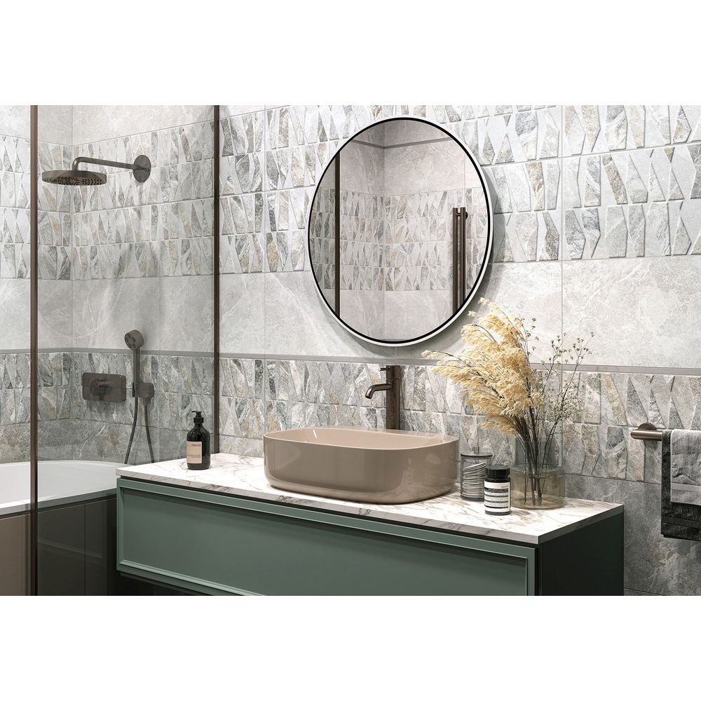 Плитка облицовочная Alma Ceramica (Альма Керамика) Persey рельефная 24,9х50 см TWU2550PRS17