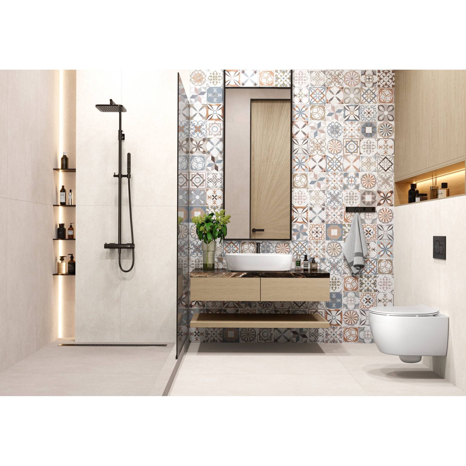 Керамогранит Alma Ceramica (Алма Керамика) Beton Pro матовый 60x120x0,85 см, GFU60120BTP14R