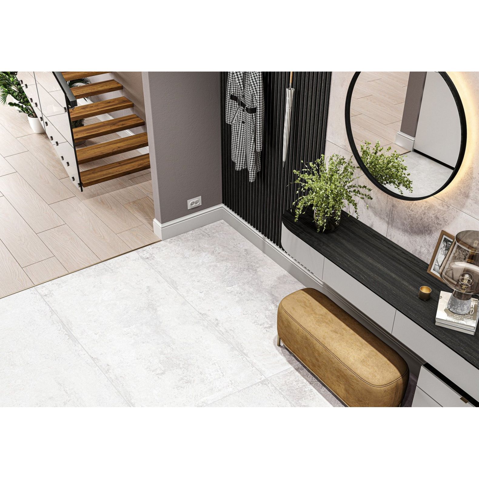 Керамогранит Alma Ceramica (Алма Керамика) Cemento матовый 60x60x0,9 см, GFU6060CMT07R