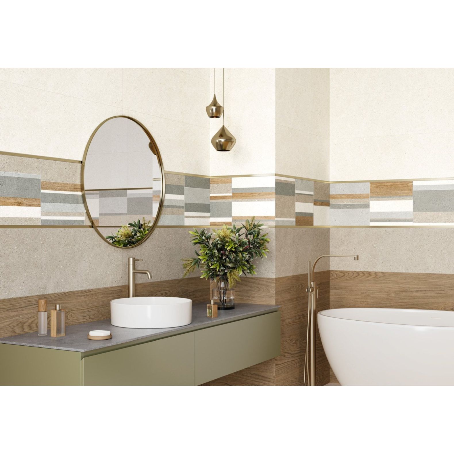 Плитка облицовочная Alma Ceramica (Алма Керамика) Angola матовая 30x90x0,85 см, TWU3090AGL04R