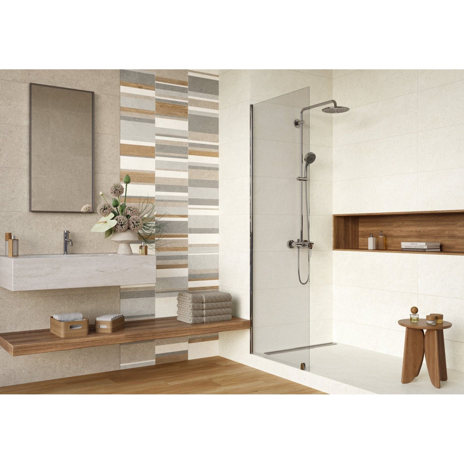 Плитка облицовочная Alma Ceramica (Алма Керамика) Angola матовая 30x90x0,85 см, TWU3090AGL14R