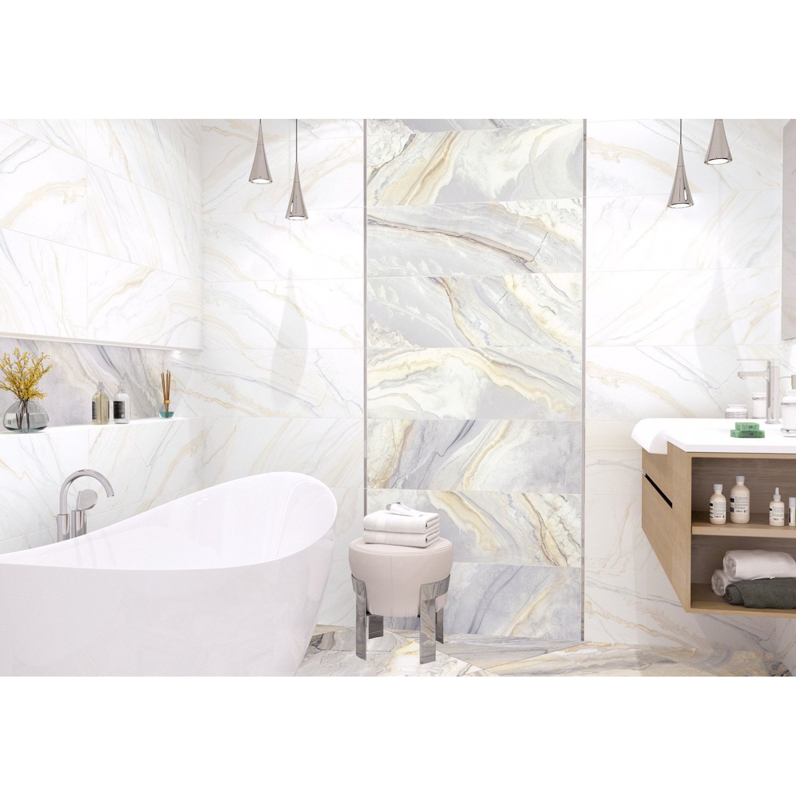 Плитка облицовочная Alma Ceramica (Алма Керамика) Magic матовая 30x90x1,05 см, TWU93MGC04R