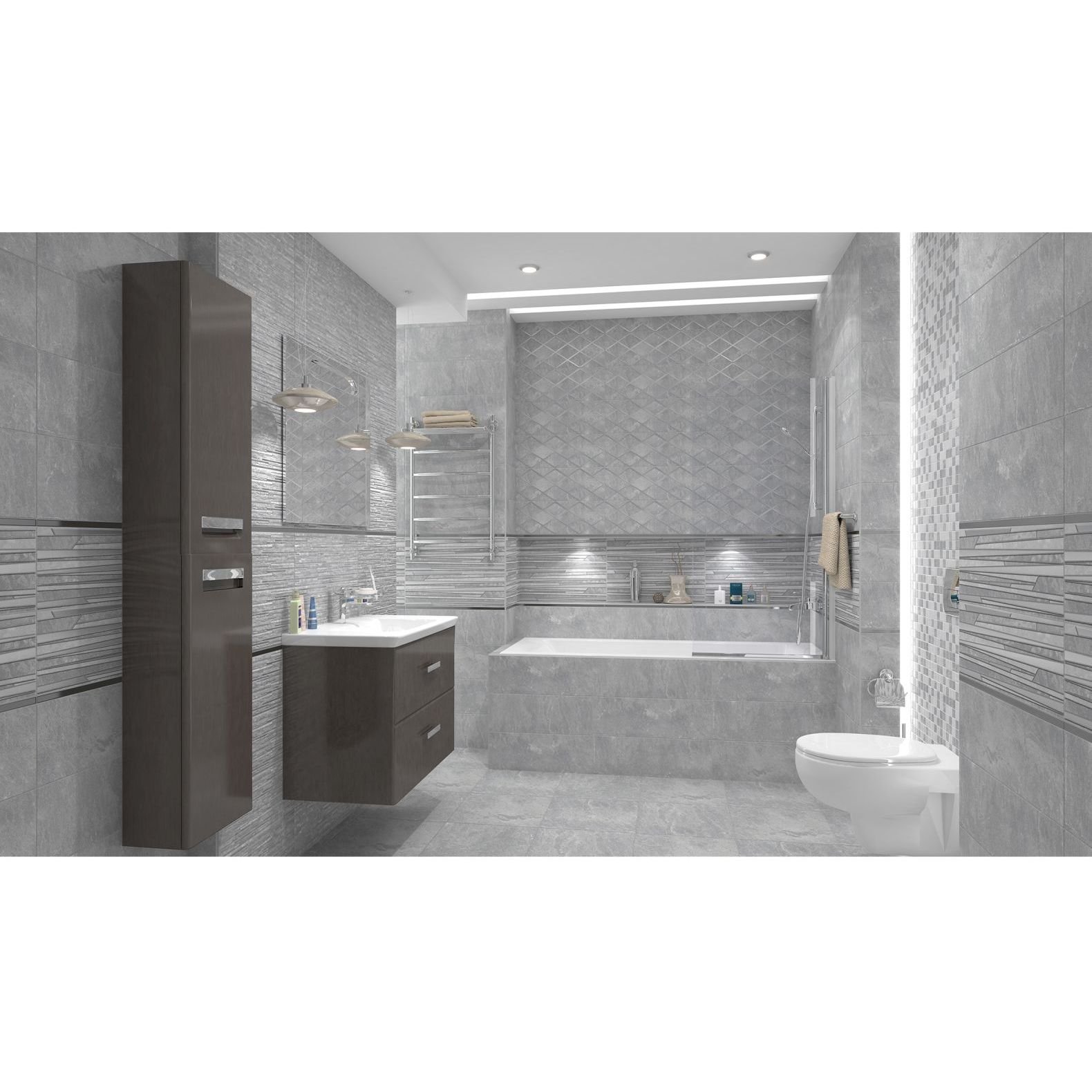 Керамогранит Laparet (Лапарет) Alcor серый 40х40 см