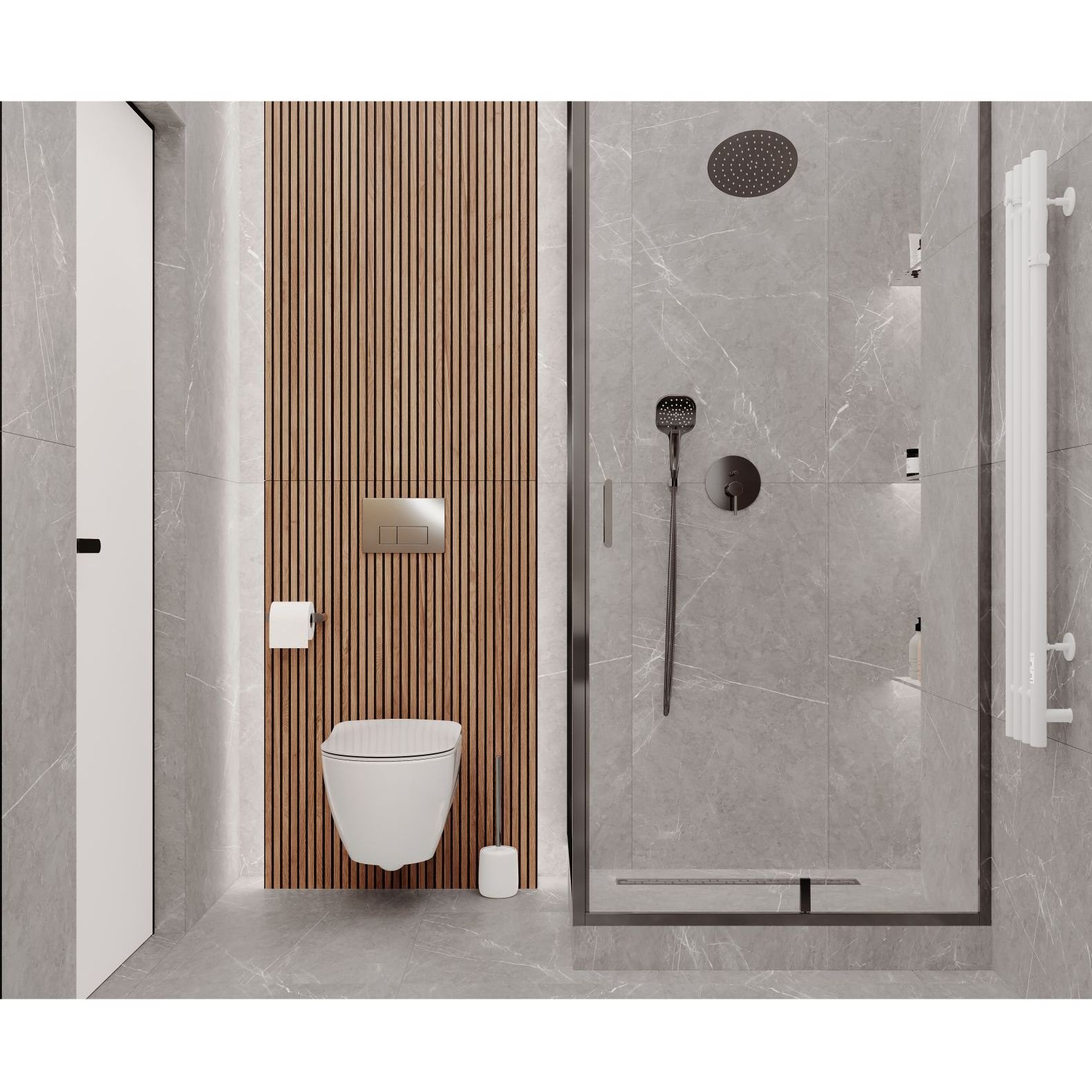 Керамогранит Laparet (Лапарет) Pietra Grey серый 60х120 см матовый карвинг