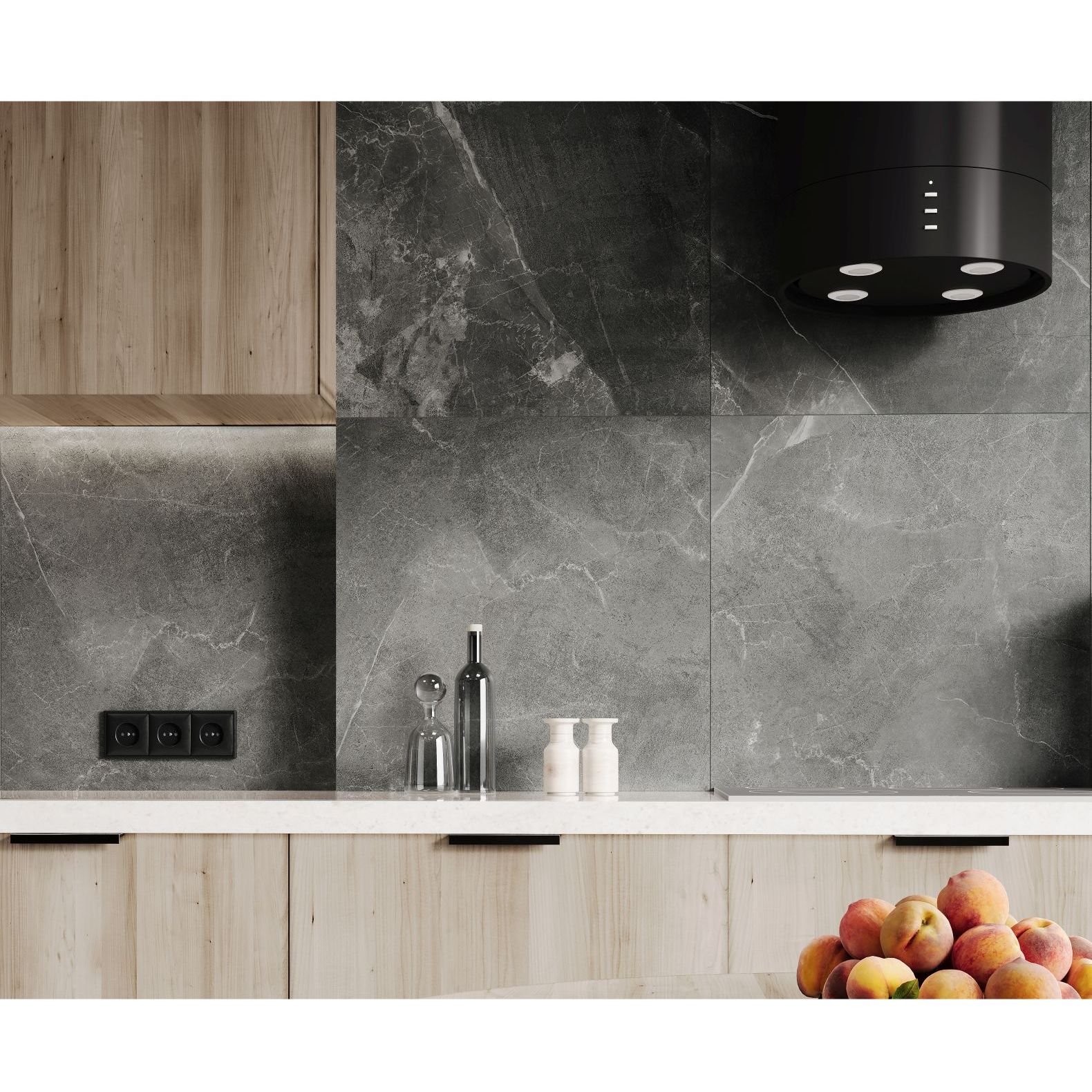 Керамогранит Laparet (Лапарет) Samos Graphite графит 60х60 см матовый LP6060G0011R