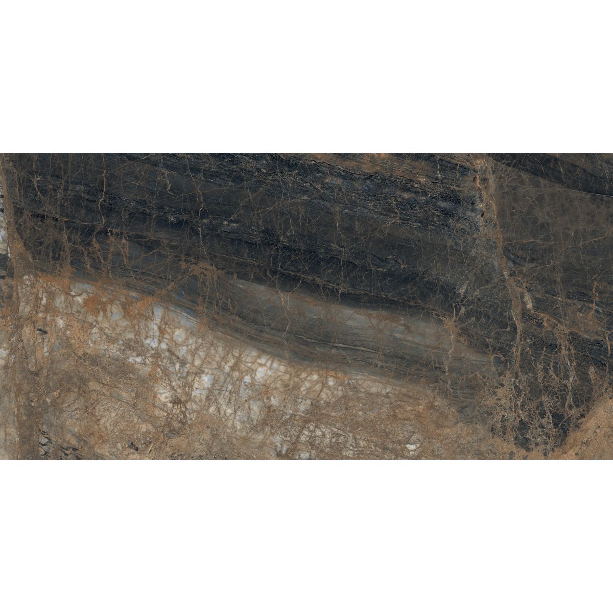 Керамогранит Laparet (Лапарет) Лунар Маррон коричневый 80х160 см матовый
