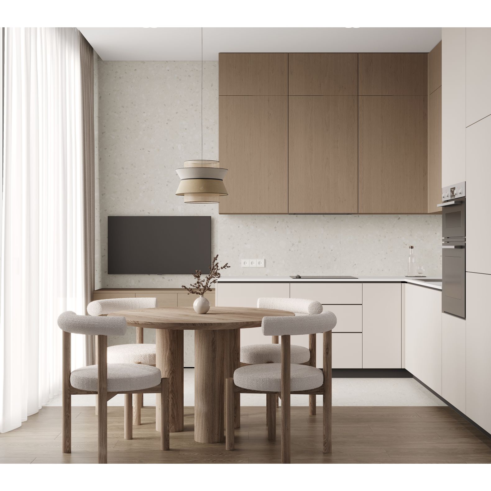 Керамогранит Laparet (Лапарет) Тессера Аворио кремовый 59,5х119,1 см матовый, CR6012G0451R
