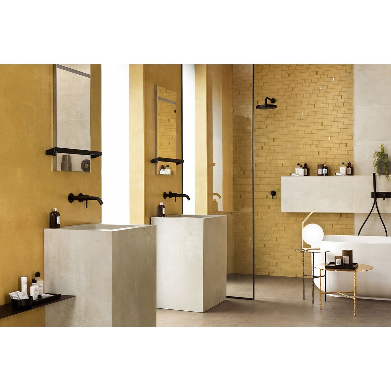 Керамическая плитка Atlas Concorde (Атлас Конкорд) Boost Pro Mustard (8B8M) 40x80 см