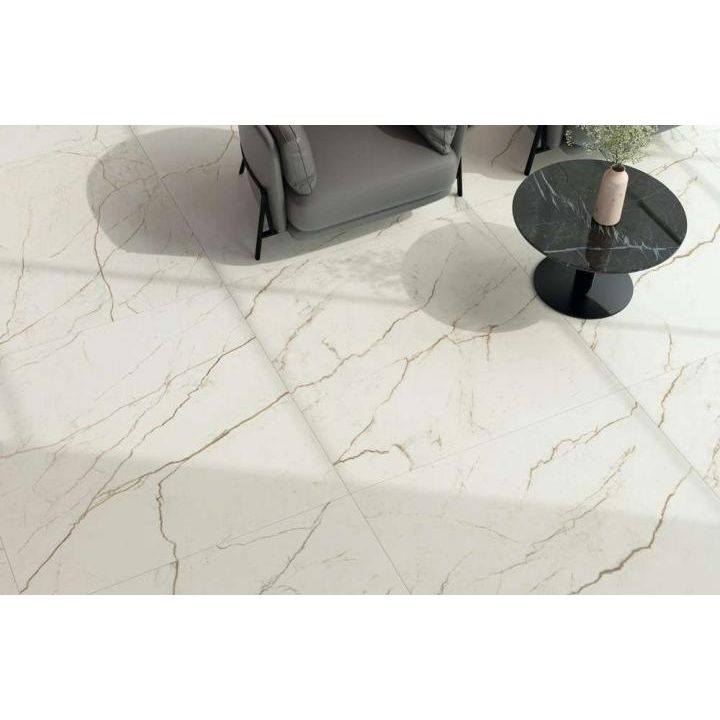 Керамогранит Atlas Concorde (Атлас Конкорд) Forte Dei Marmi Quark Sahara Blanc Rett Cer 60x120 см