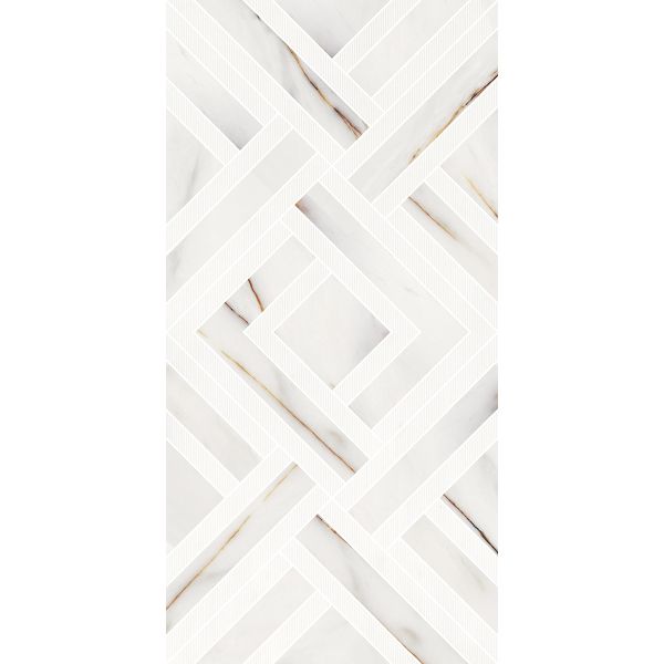Плитка настенная Azori Rosso Venato Geometria 31.5х63 см, 00-00109475