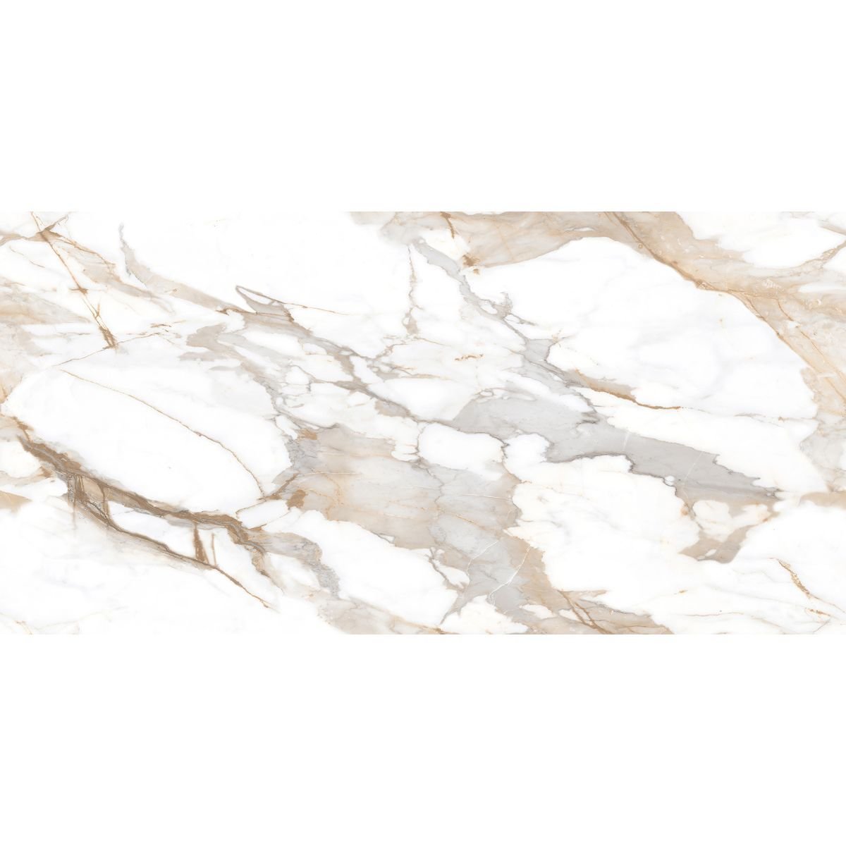 Керамогранит Ceradim (Керадим) Calacatta Fairy Gold бежевый 60х120 см полированный