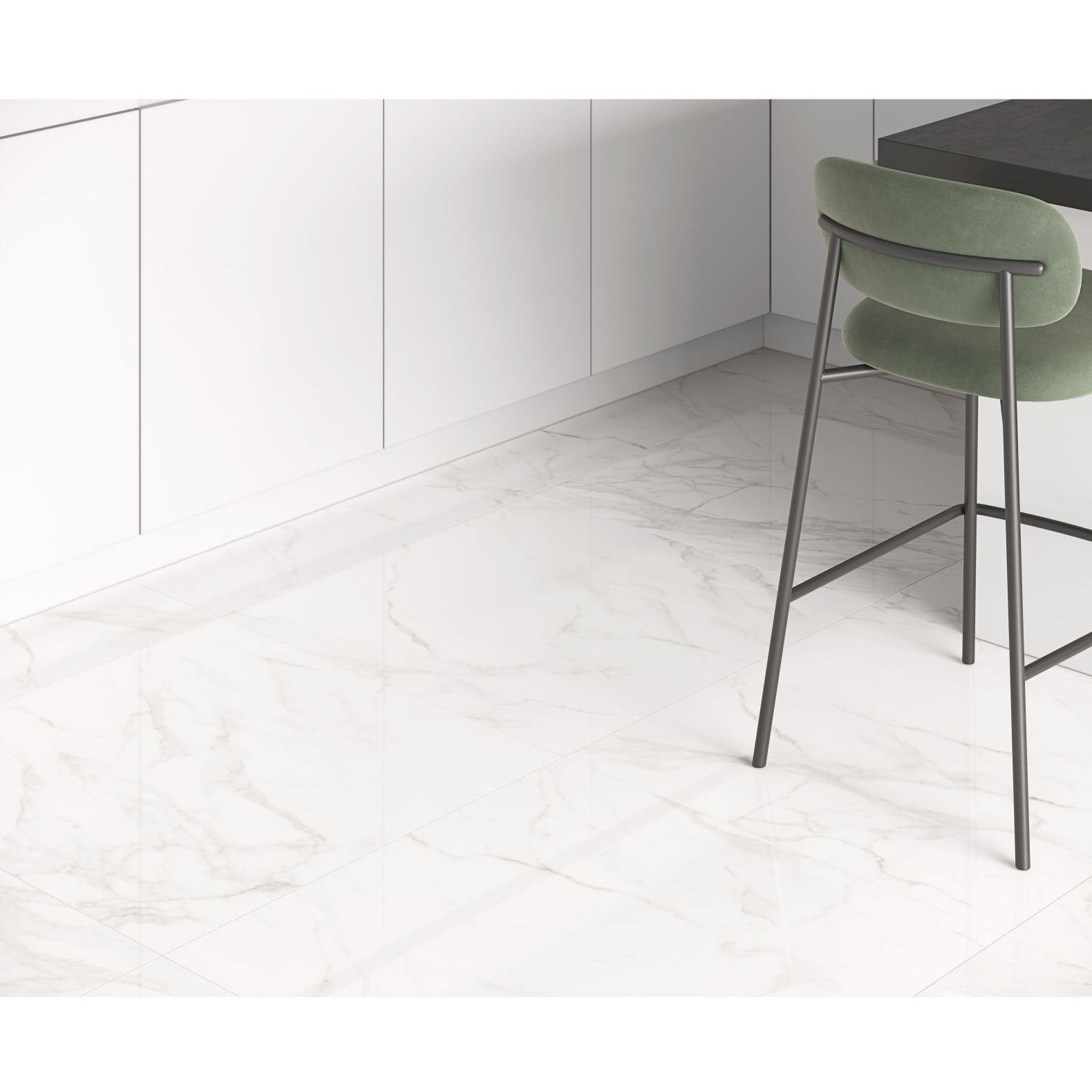 Керамогранит Ceradim (Керадим) Calacatta Faro Grey белый 60х60 см полированный