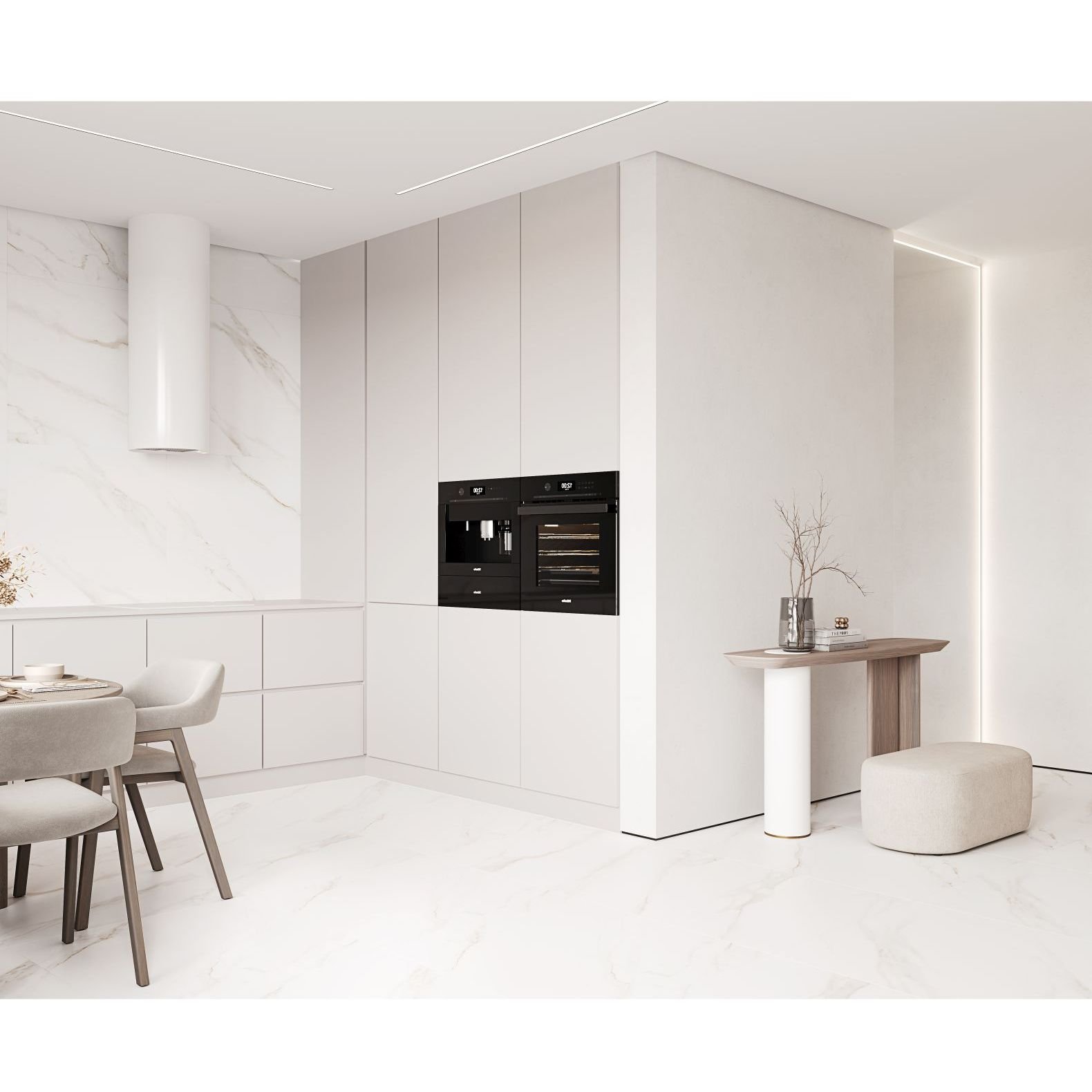 Керамогранит Ceradim (Керадим) Calacatta Regal Gold белый 80х80 см матовый