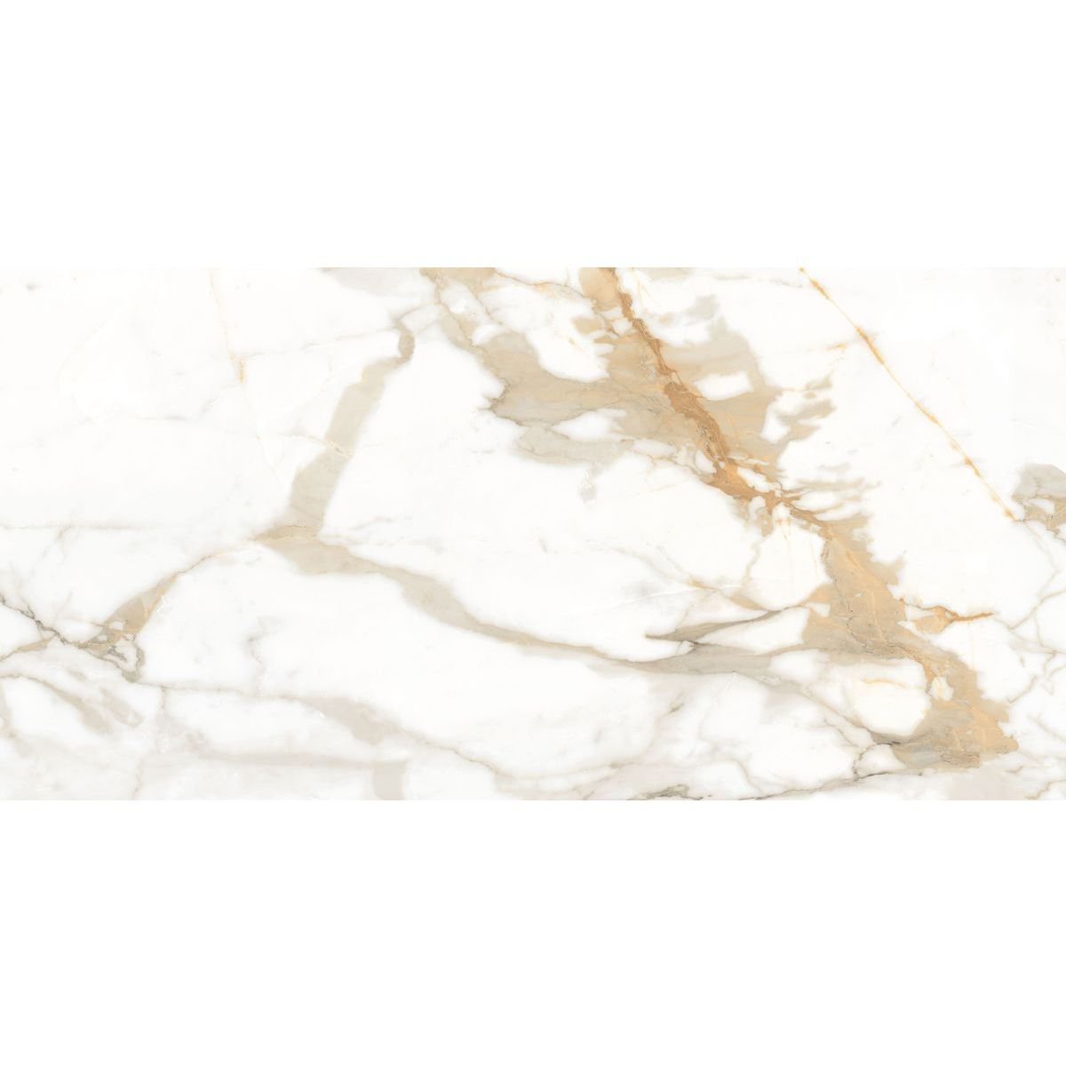 Керамогранит Ceradim (Керадим) Calacatta Superior белый 60х120 см полированный