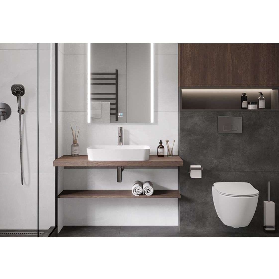 Керамогранит Ceradim (Керадим) Concrete Mystic Silver серый 60х120 см матовый