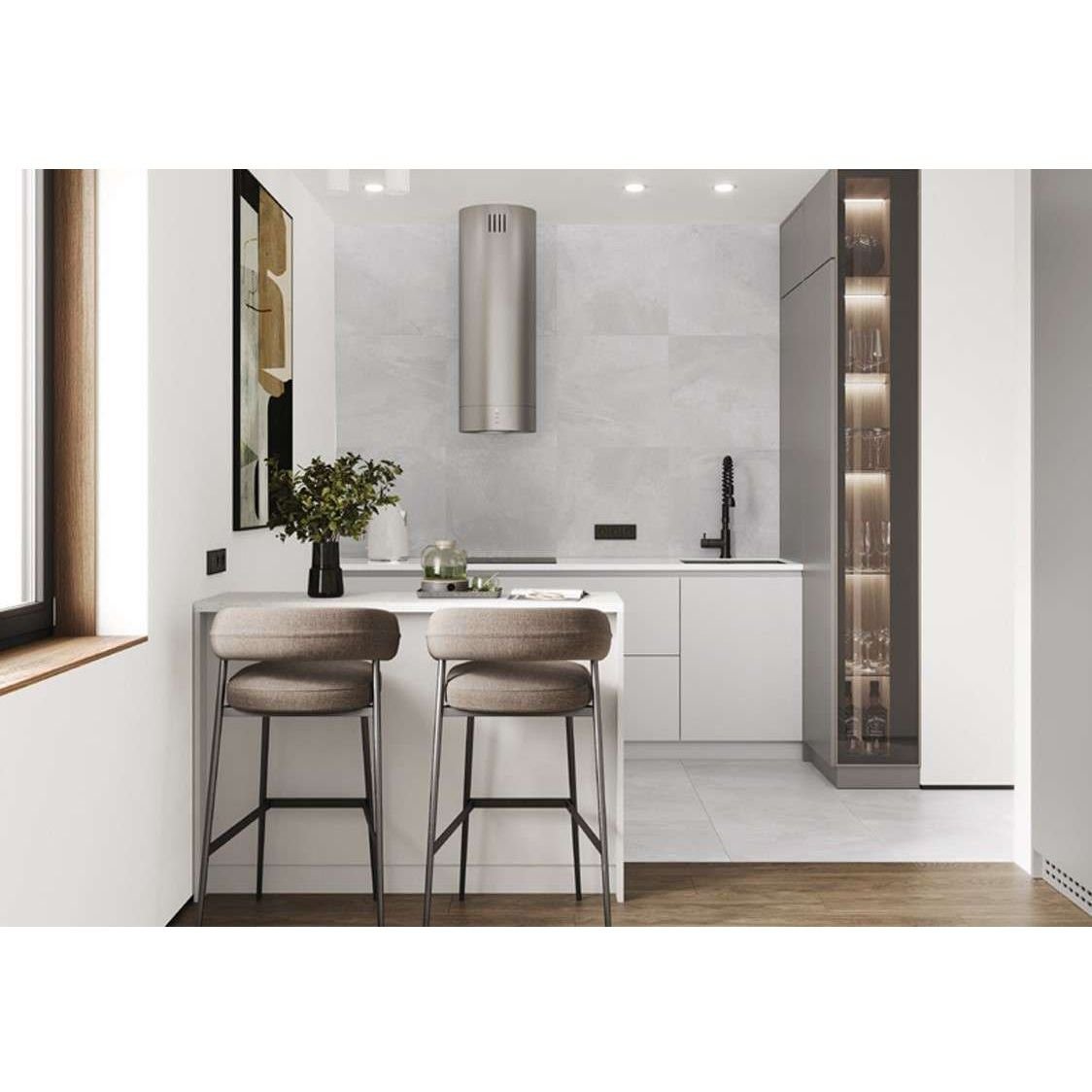 Керамогранит Ceradim (Керадим) Concrete Mystic Silver серый 60х60 см матовый