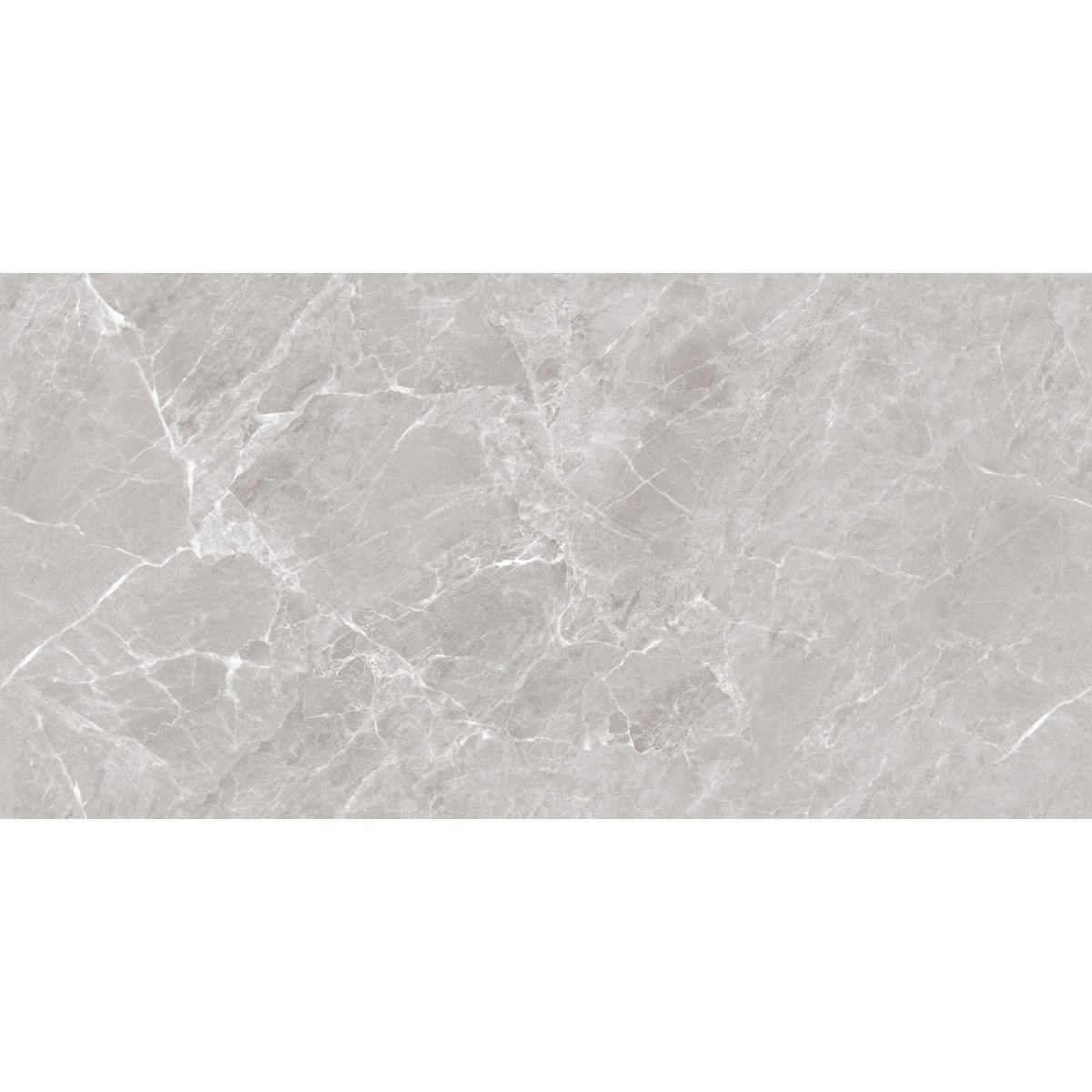 Керамогранит Ceradim (Керадим) Mramor Chic Silver серый 60х120 см полированный