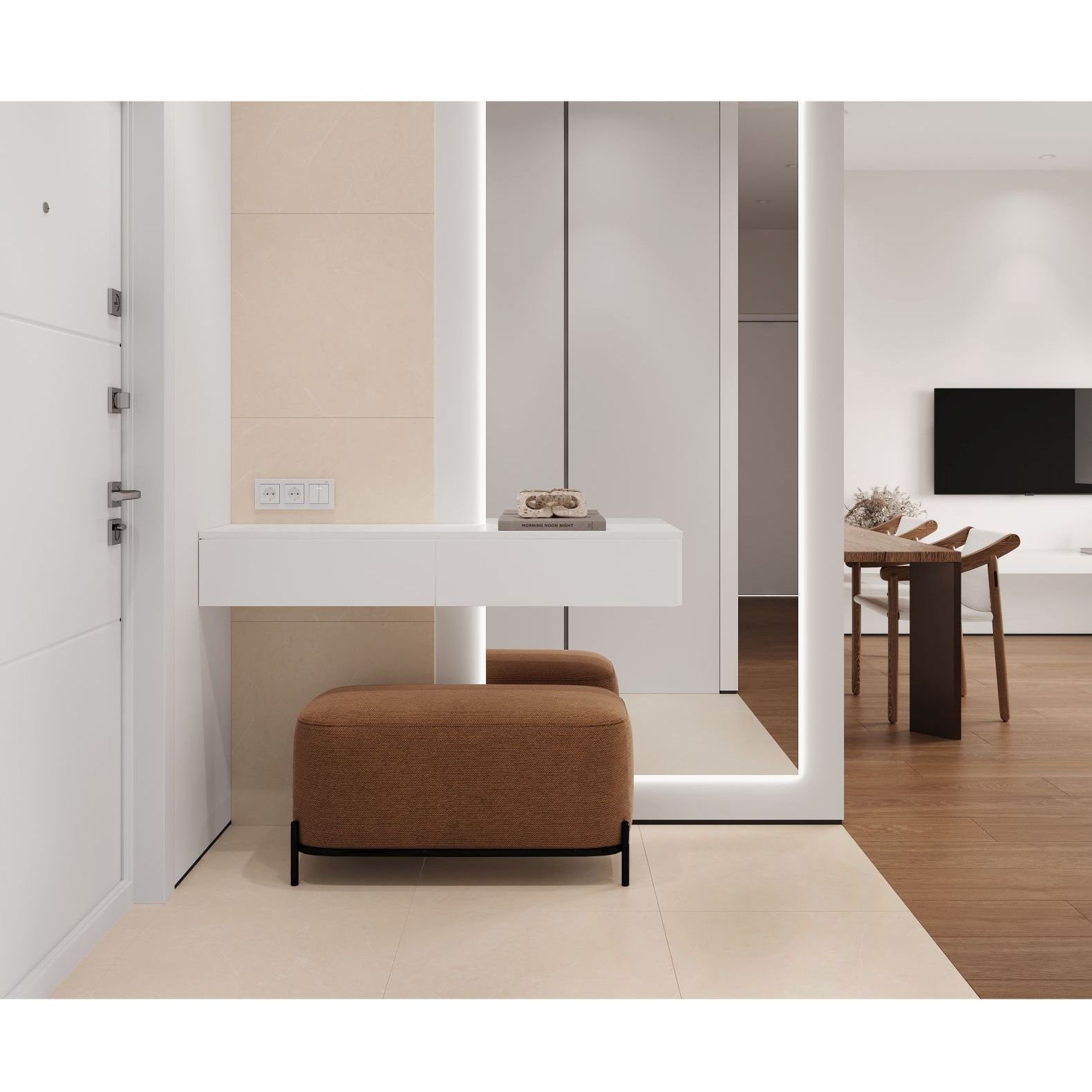 Керамогранит Ceradim (Керадим) Mramor Delight бежевый 60х60 см матовый