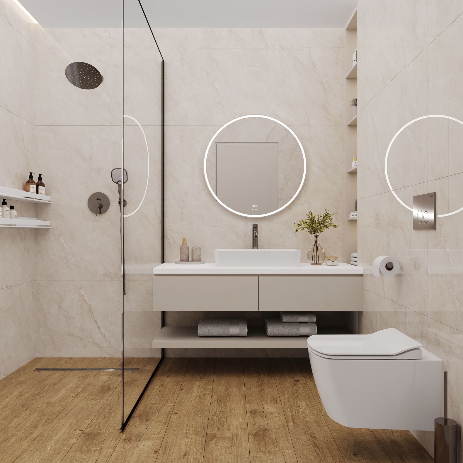 Керамогранит Ceradim (Керадим) Mramor Godly Beige бежевый 60х120 см полированный