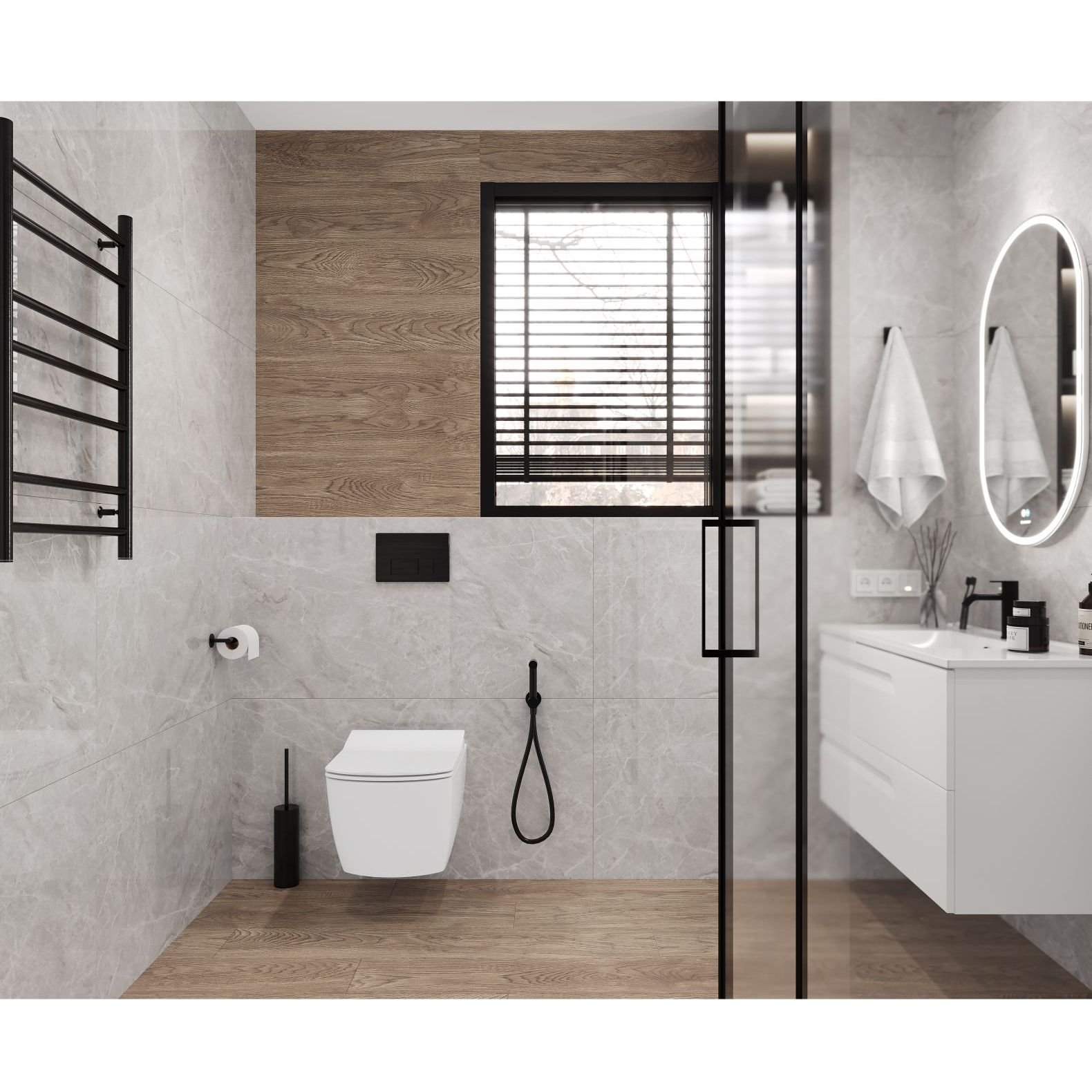 Керамогранит Ceradim (Керадим) Mramor Princess Grey серый 60х120 см полированный