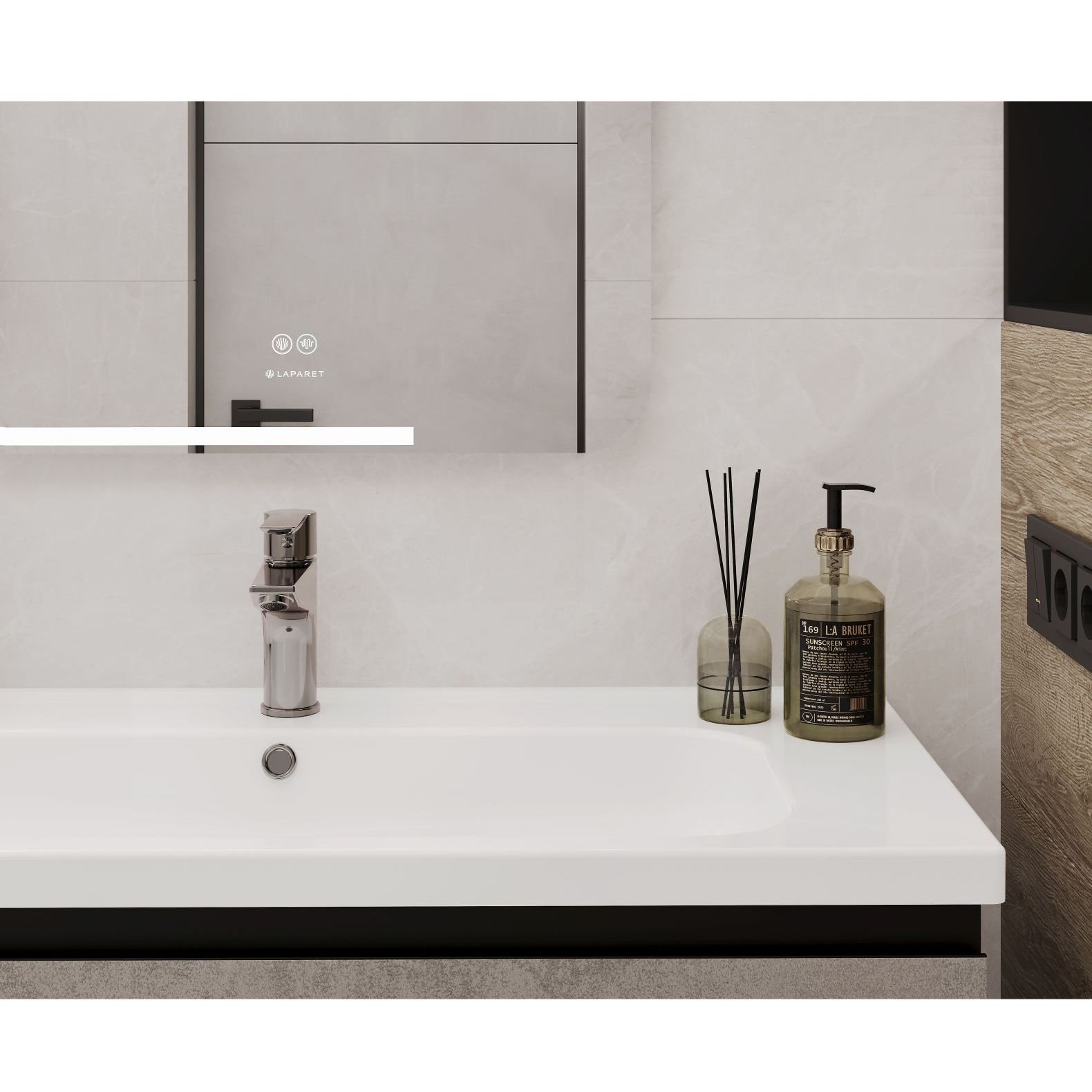 Керамогранит Ceradim (Керадим) Mramor Princess White серый 60х120 см полированный