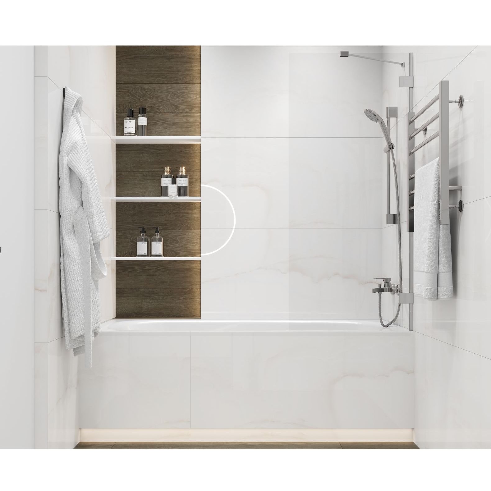 Керамогранит Ceradim (Керадим) Onyx Imperator White белый 60х120 см полированный