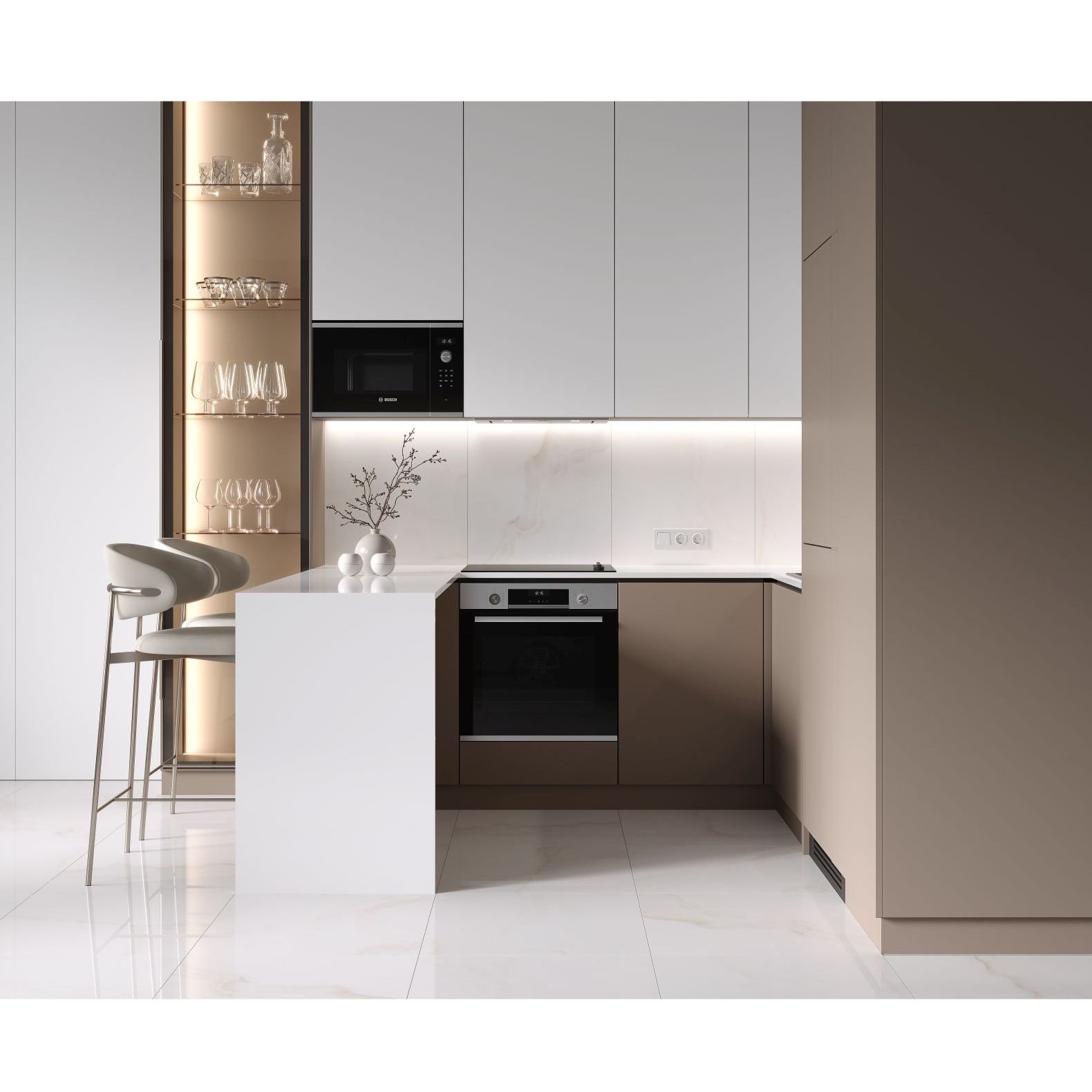 Керамогранит Ceradim (Керадим) Onyx Imperator White белый 60х60 см полированный