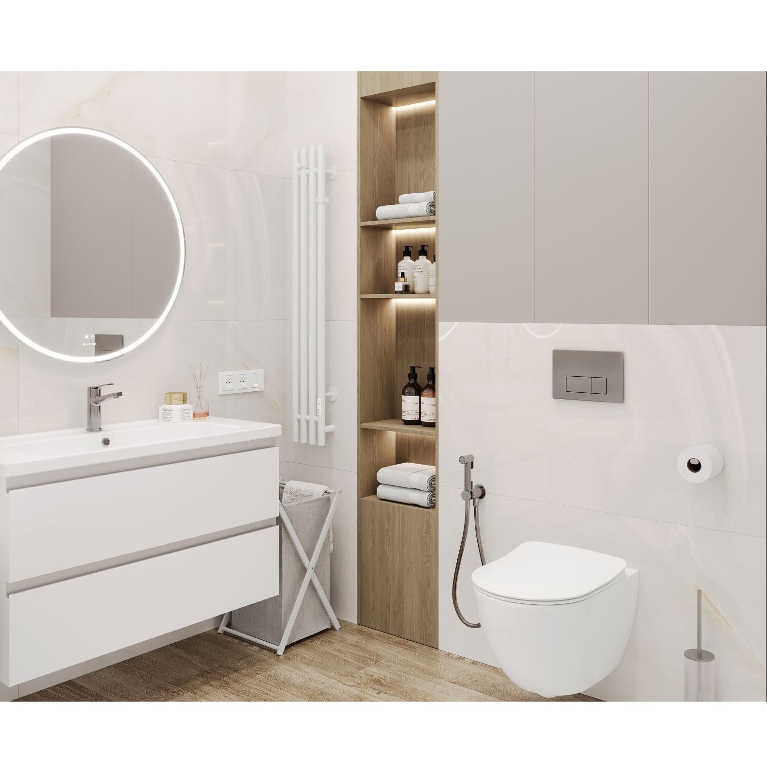 Керамогранит Ceradim (Керадим) Onyx Queen Cream кремовый 60х120 см полированный