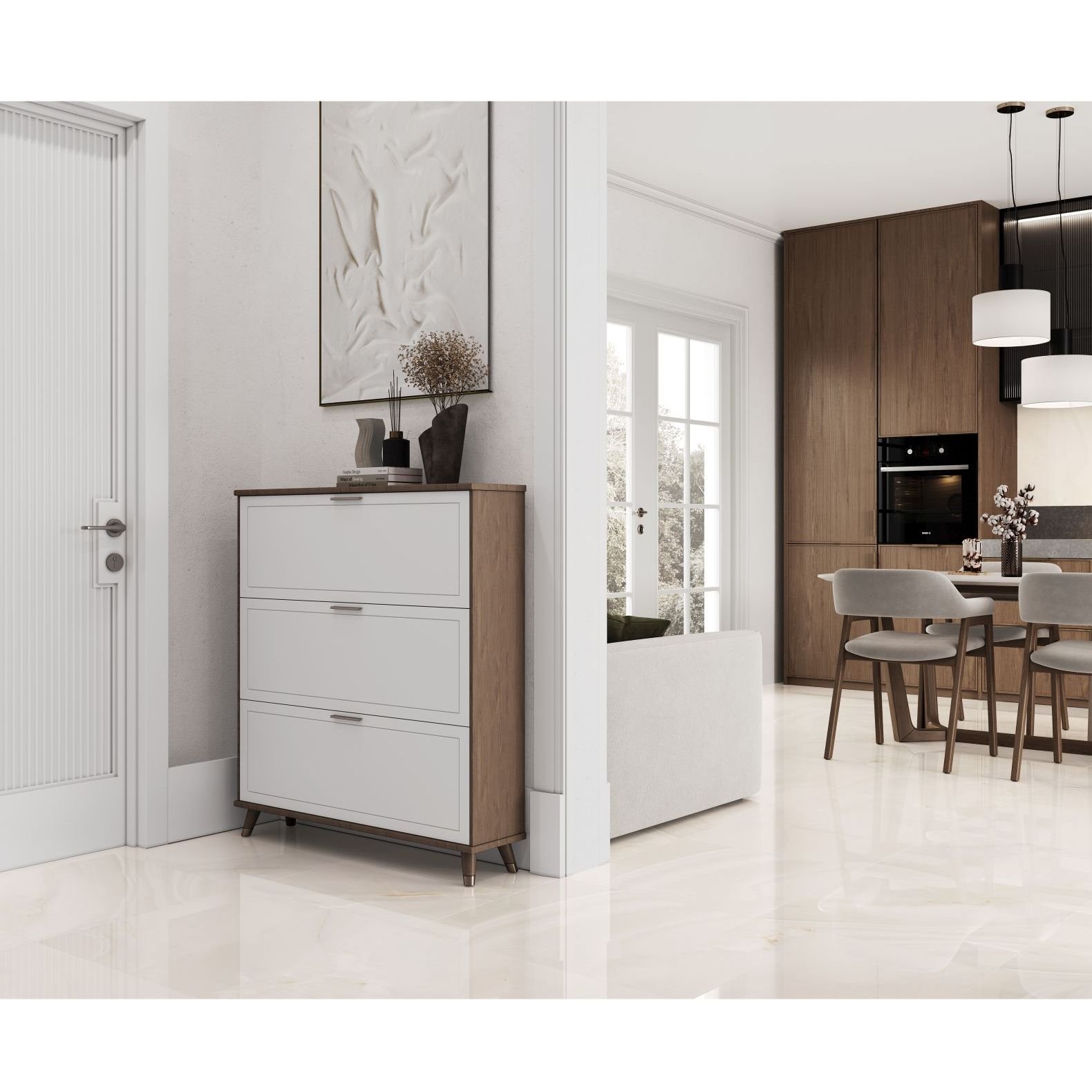Керамогранит Ceradim (Керадим) Onyx Queen Cream кремовый 60х120 см полированный