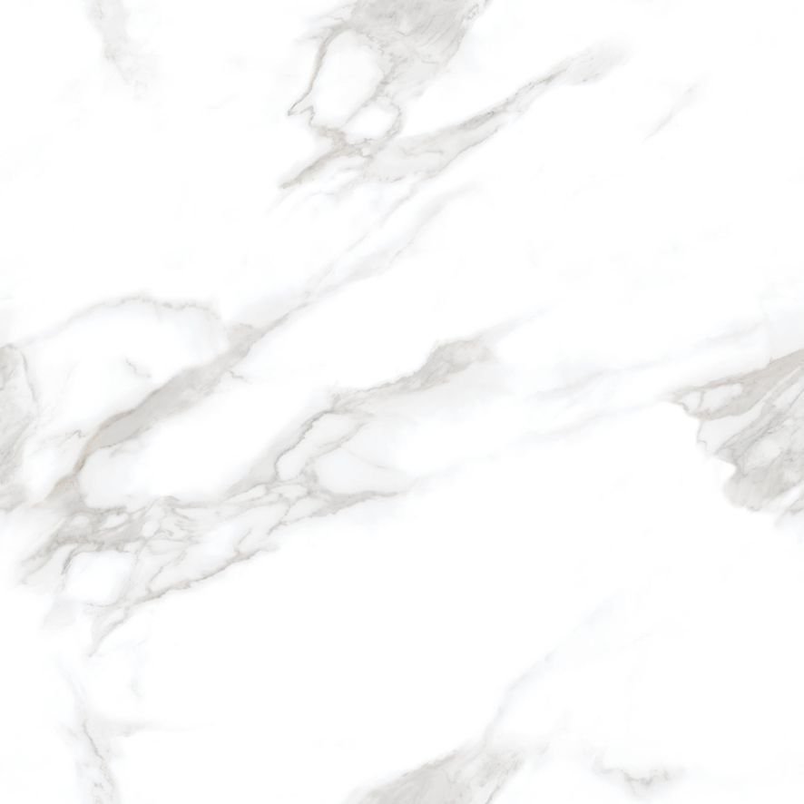 Керамогранит Ceradim (Керадим) Statuario Perfect Silver белый 60х60 см полированный
