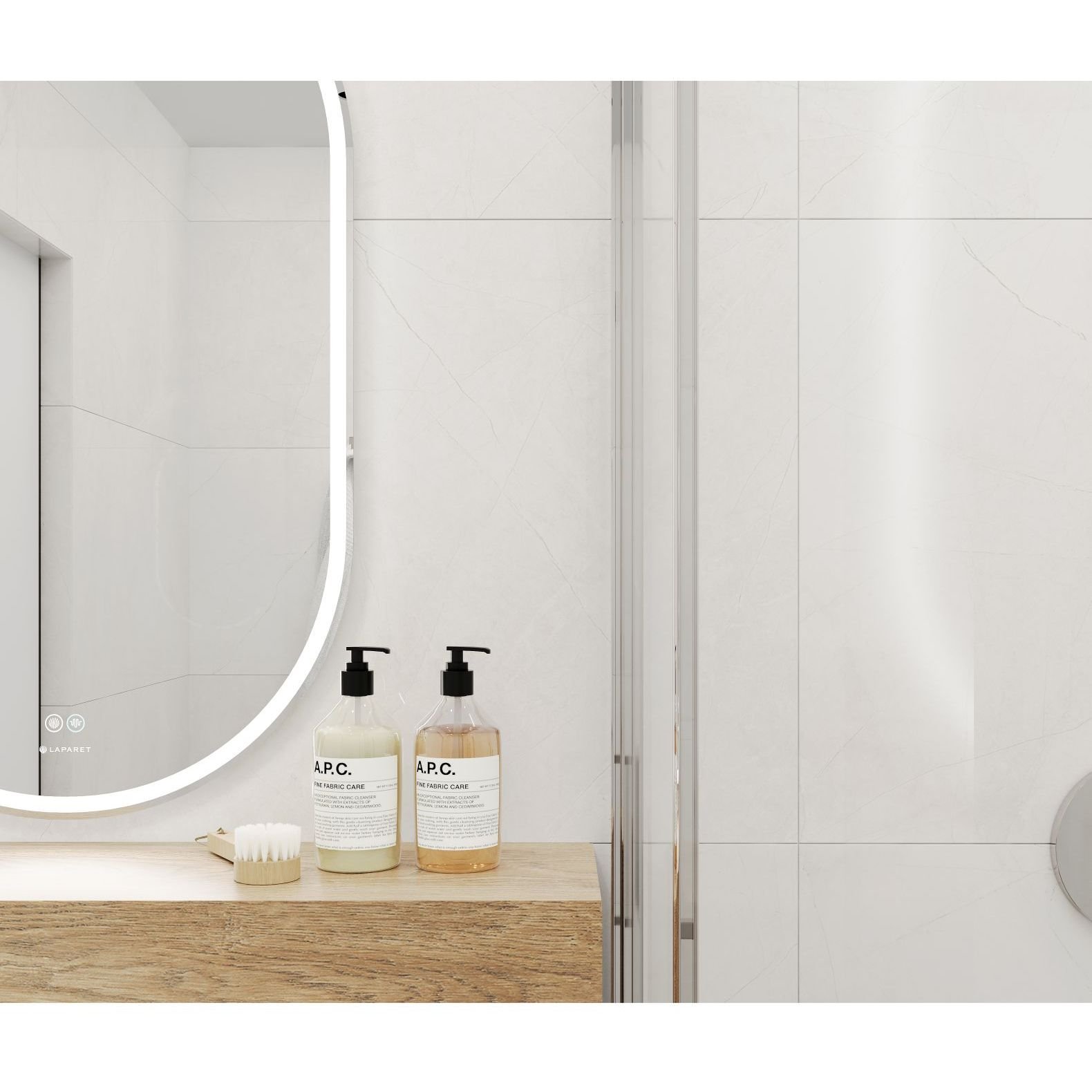 Керамогранит Ceradim (Керадим) Stone Micado Blanco белый 60х120 см полированный