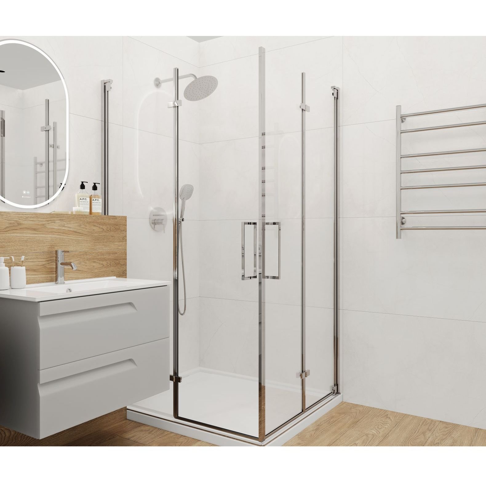 Керамогранит Ceradim (Керадим) Stone Micado Blanco белый 60х120 см полированный