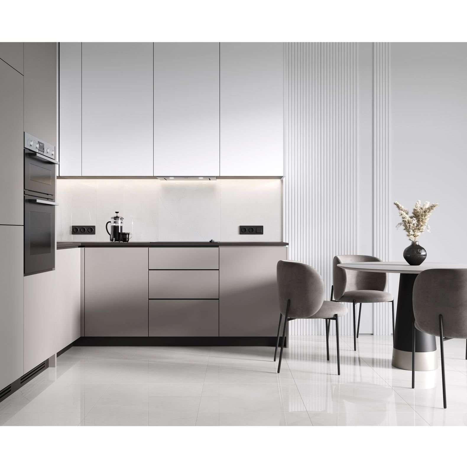 Керамогранит Ceradim (Керадим) Stone Micado Blanco белый 60х60 см полированный