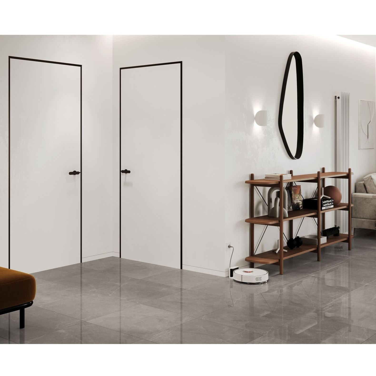 Керамогранит Ceradim (Керадим) Stone Micado Grey серый 60х60 см полированный