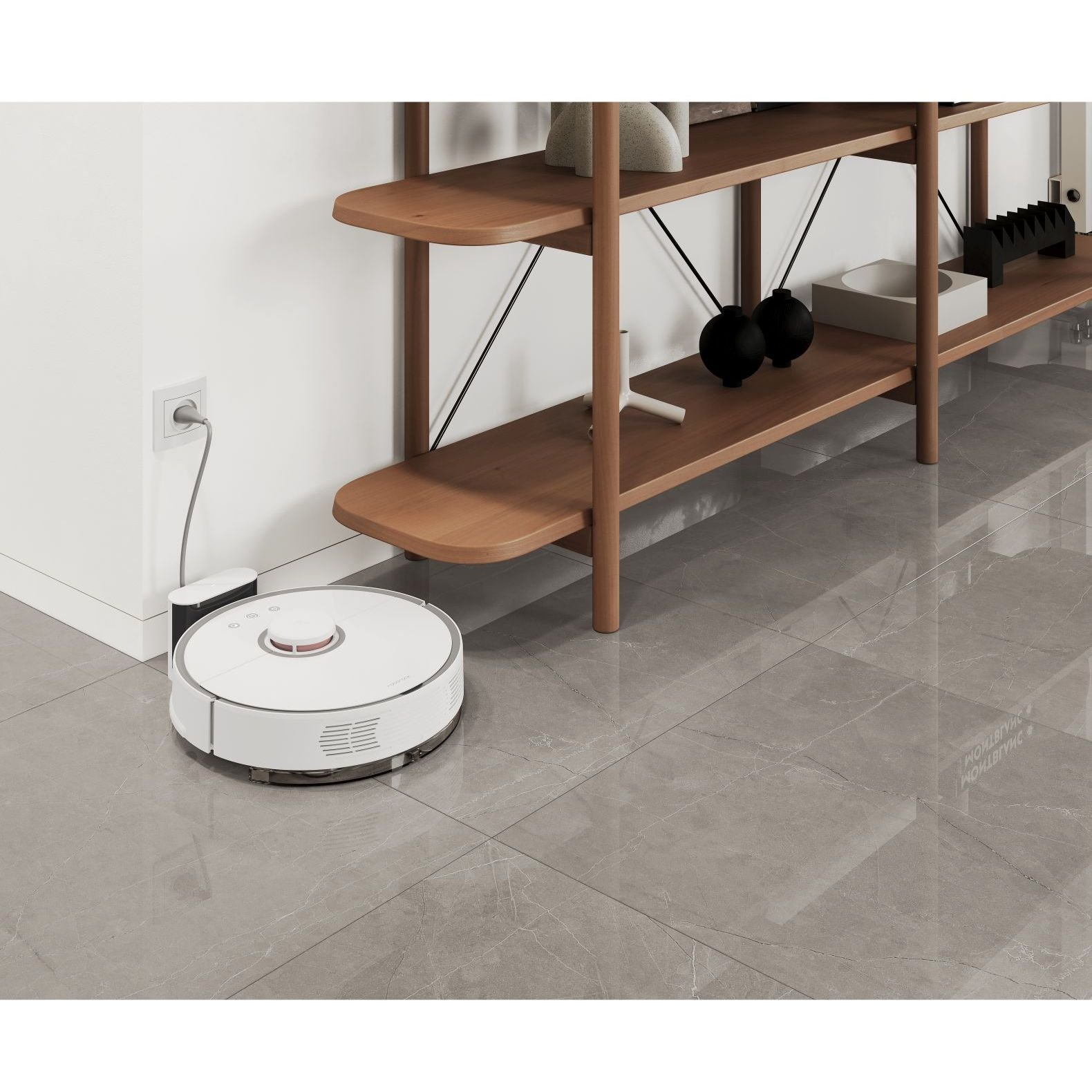 Керамогранит Ceradim (Керадим) Stone Micado Grey серый 60х60 см полированный