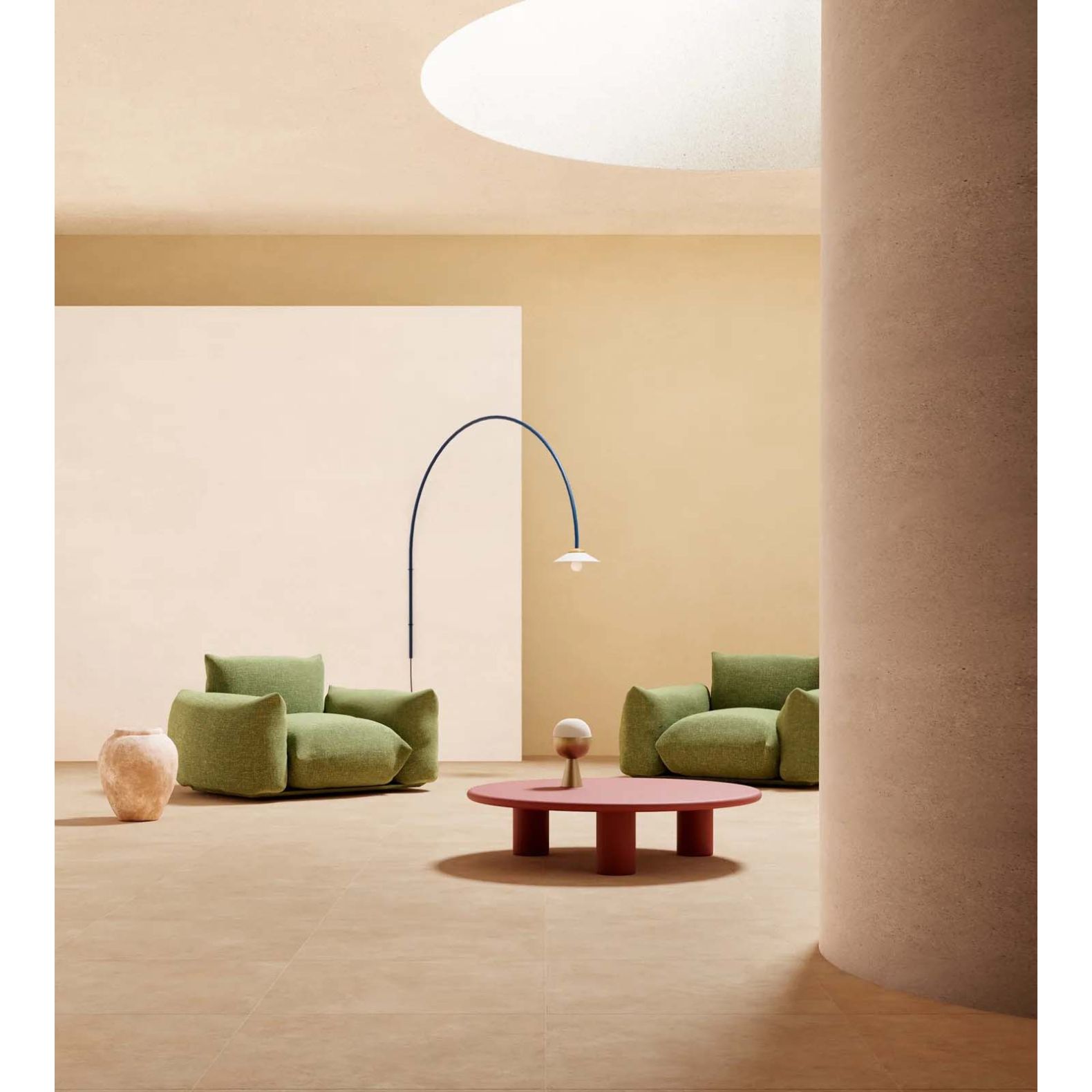 Керамогранит Coliseumgres (Колизеумгрес) Creta Клэй ректифицированный 60х60 см натуральный, толщ. 9 мм, 610010002799