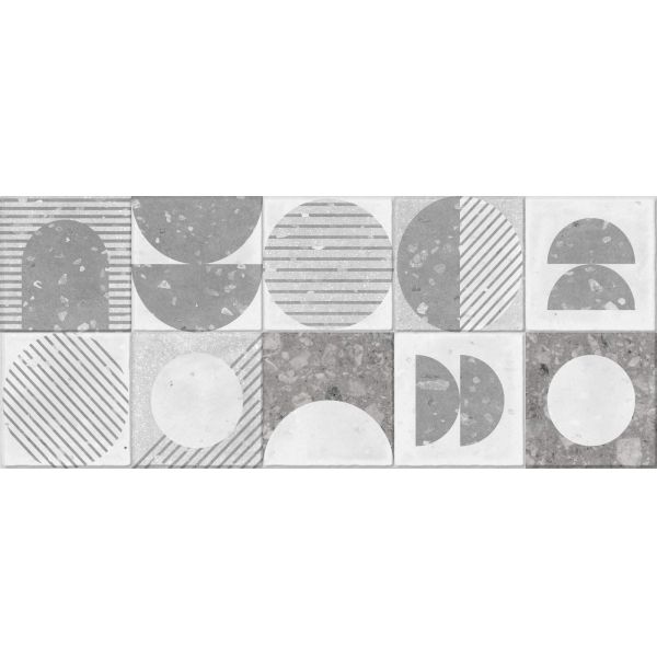 Плитка настенная Gracia Ceramica (Грация Керамика) Lane grey 03 25х60 см, 010100001541